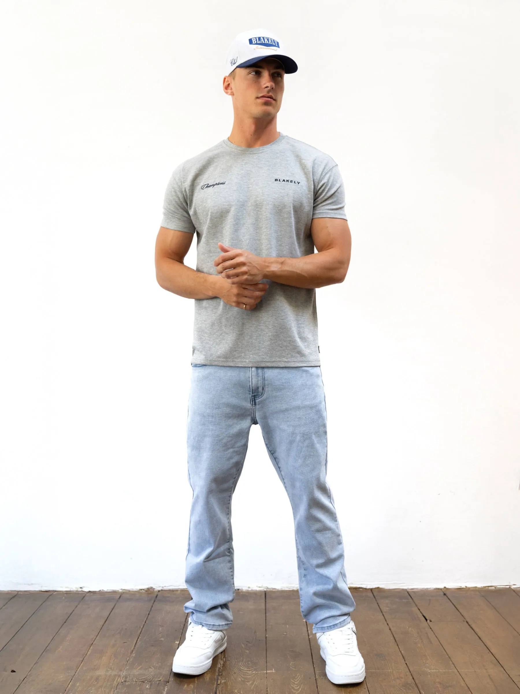 Champions Legacy Relaxed T-Shirt - Marl Grey sold by Blakely product image thumbnail 4