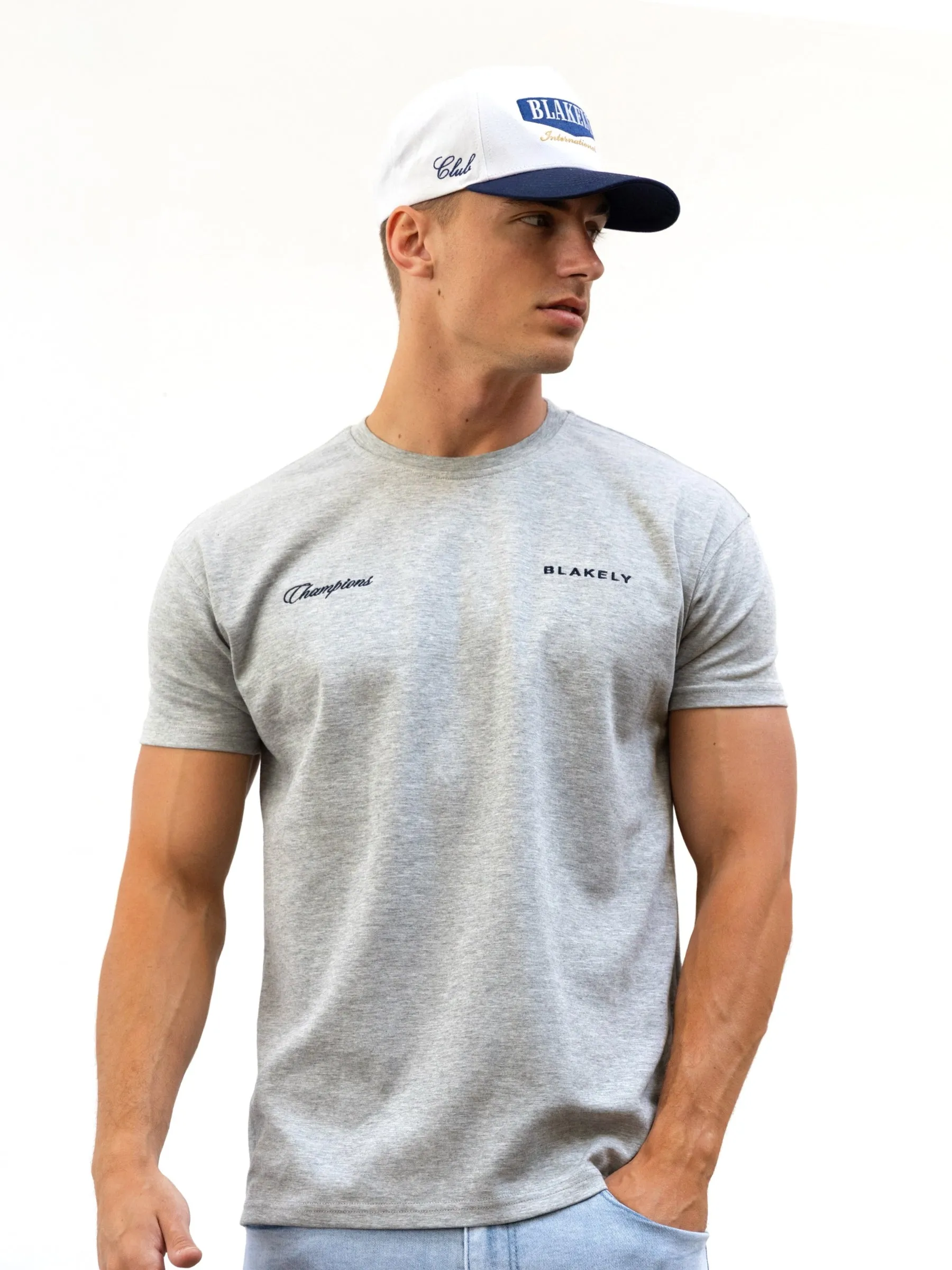 Champions Legacy Relaxed T-Shirt - Marl Grey sold by Blakely product image thumbnail 5