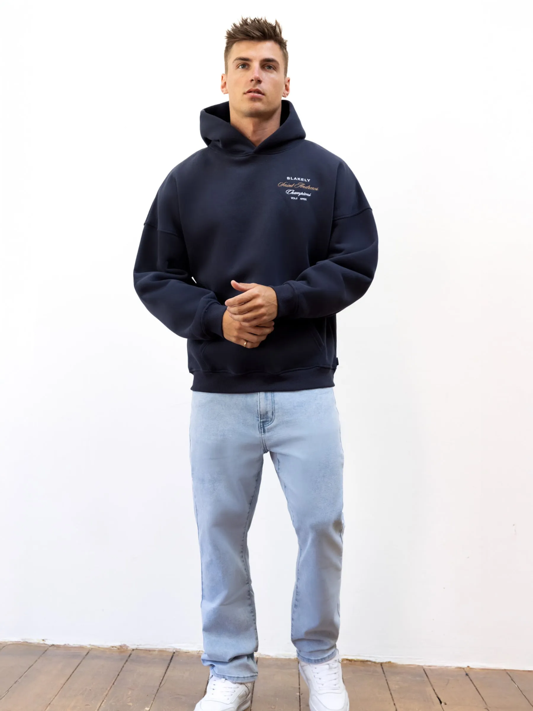 Legacy Relaxed Hoodie - True Navy sold by Blakely product image thumbnail 3