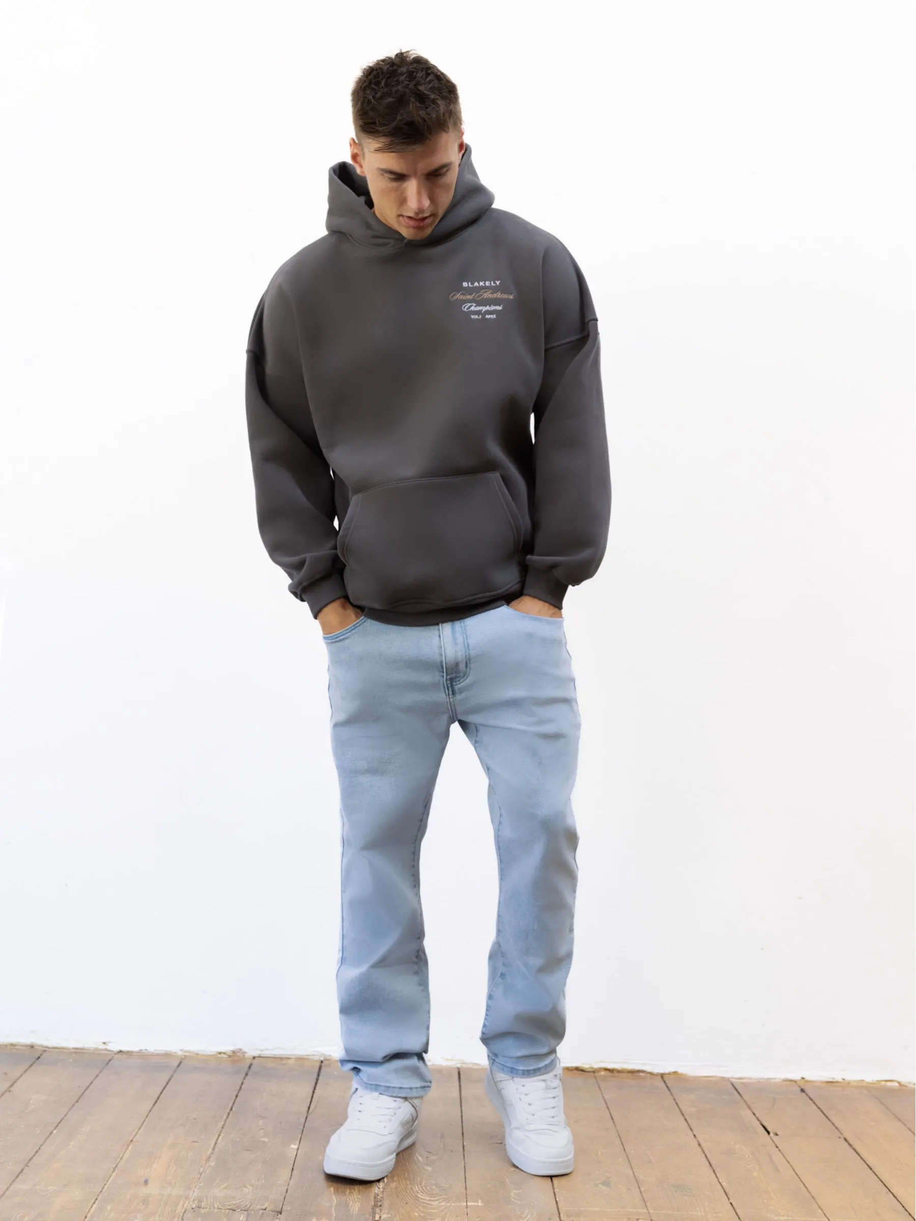 Legacy Relaxed Hoodie - Charcoal sold by Blakely product image thumbnail 3