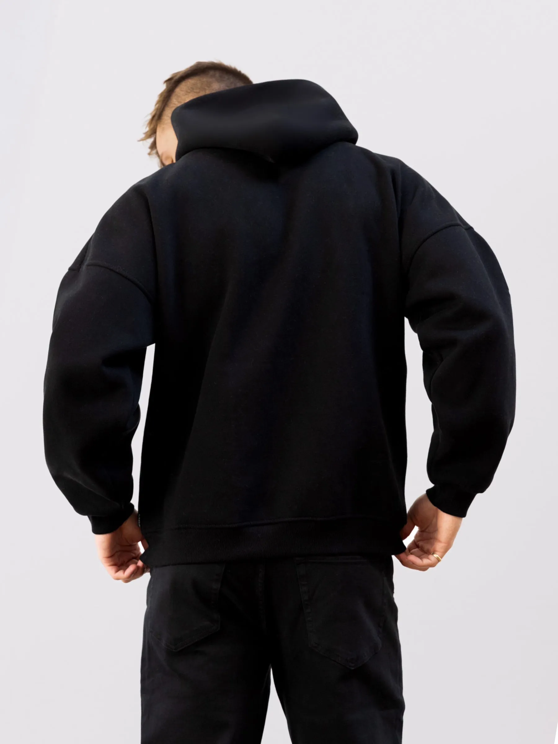 Legacy Relaxed Hoodie - Black sold by Blakely product image thumbnail 5