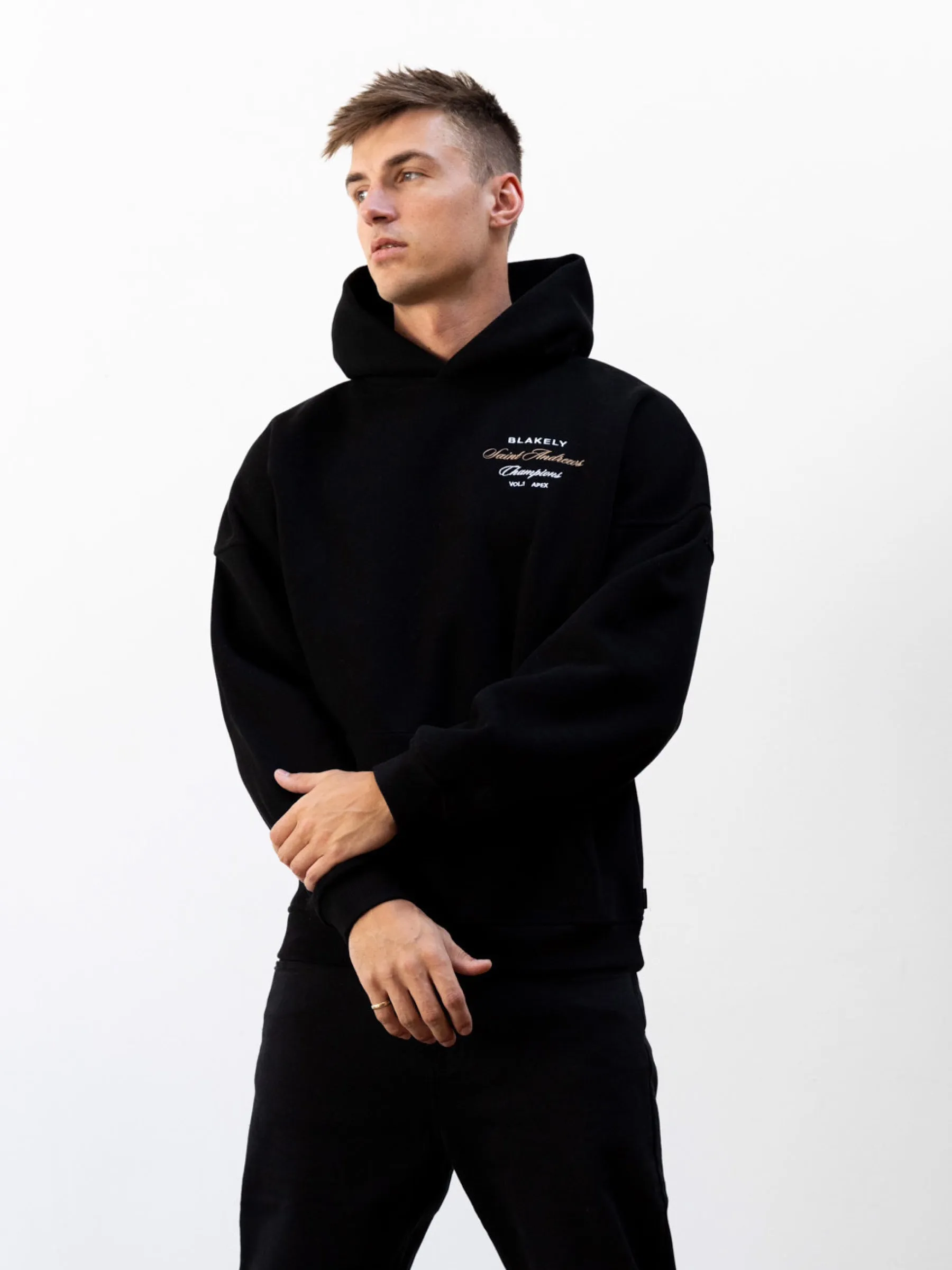 Legacy Relaxed Hoodie - Black sold by Blakely product image thumbnail 2