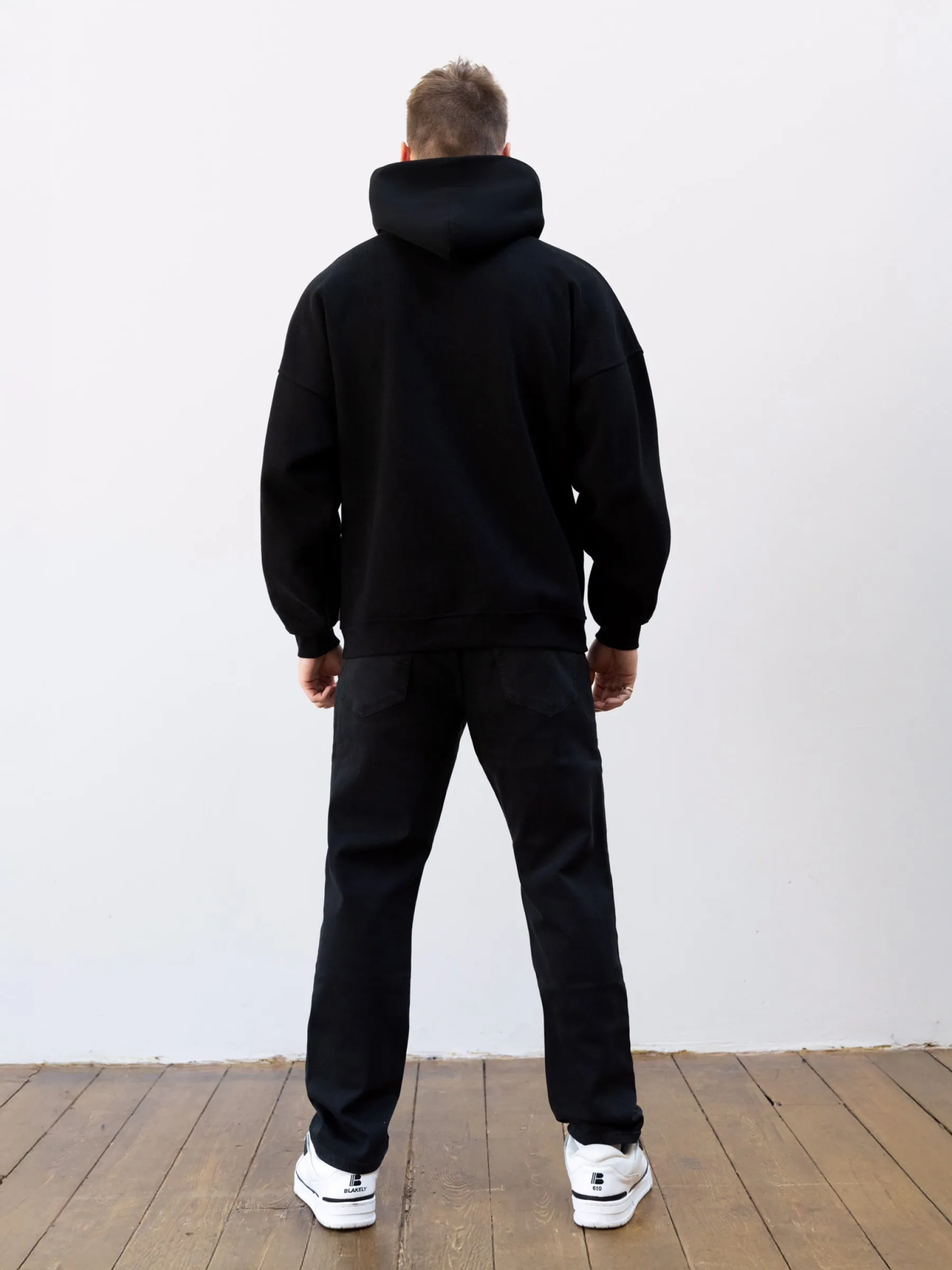 Legacy Relaxed Hoodie - Black sold by Blakely product image thumbnail 4
