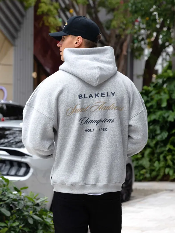 Champions Legacy Relaxed Hoodie - Marl Grey sold by Blakely