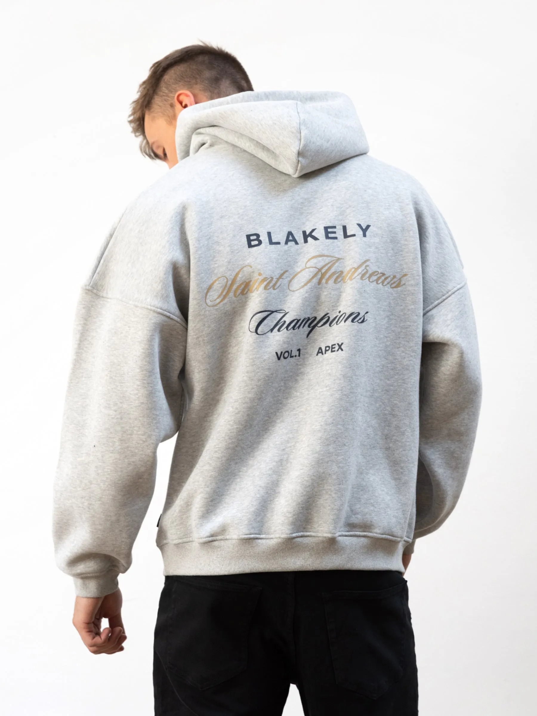 Champions Legacy Relaxed Hoodie - Marl Grey sold by Blakely product image thumbnail 5