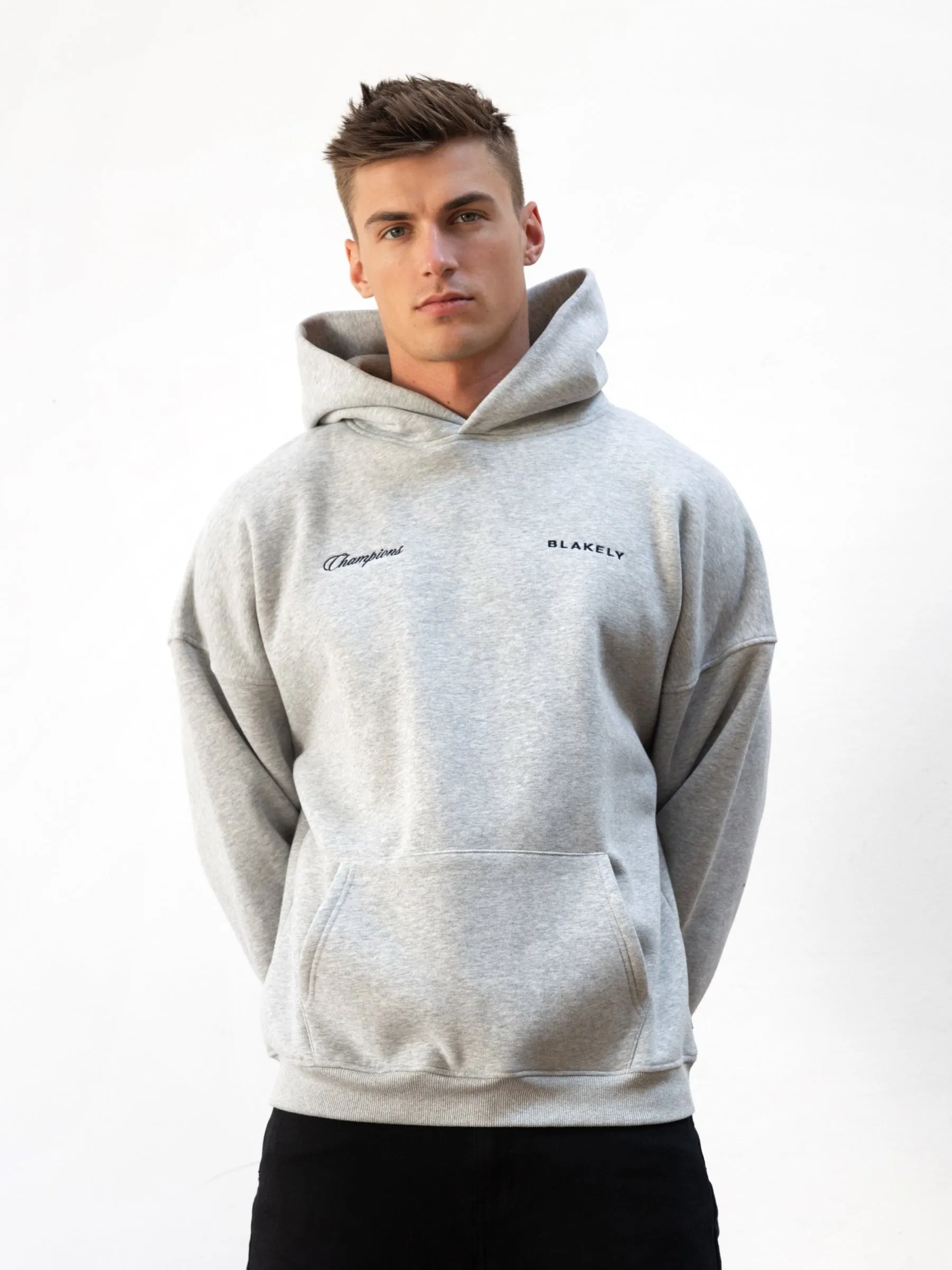 Champions Legacy Relaxed Hoodie - Marl Grey sold by Blakely product image thumbnail 2