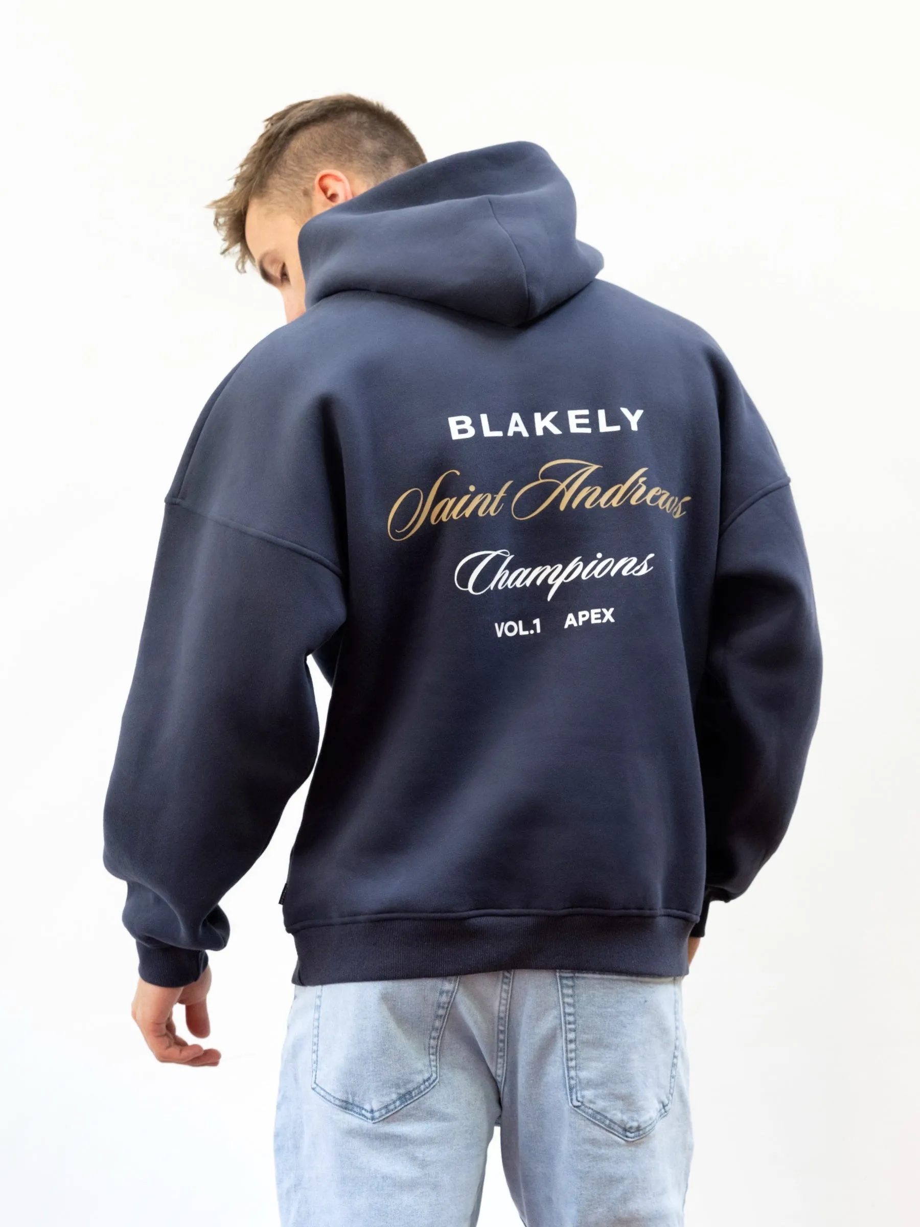 Champions Legacy Relaxed Hoodie - True Navy sold by Blakely product image thumbnail 5