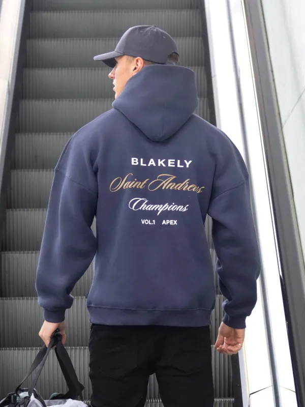 Champions Legacy Relaxed Hoodie - True Navy sold by Blakely