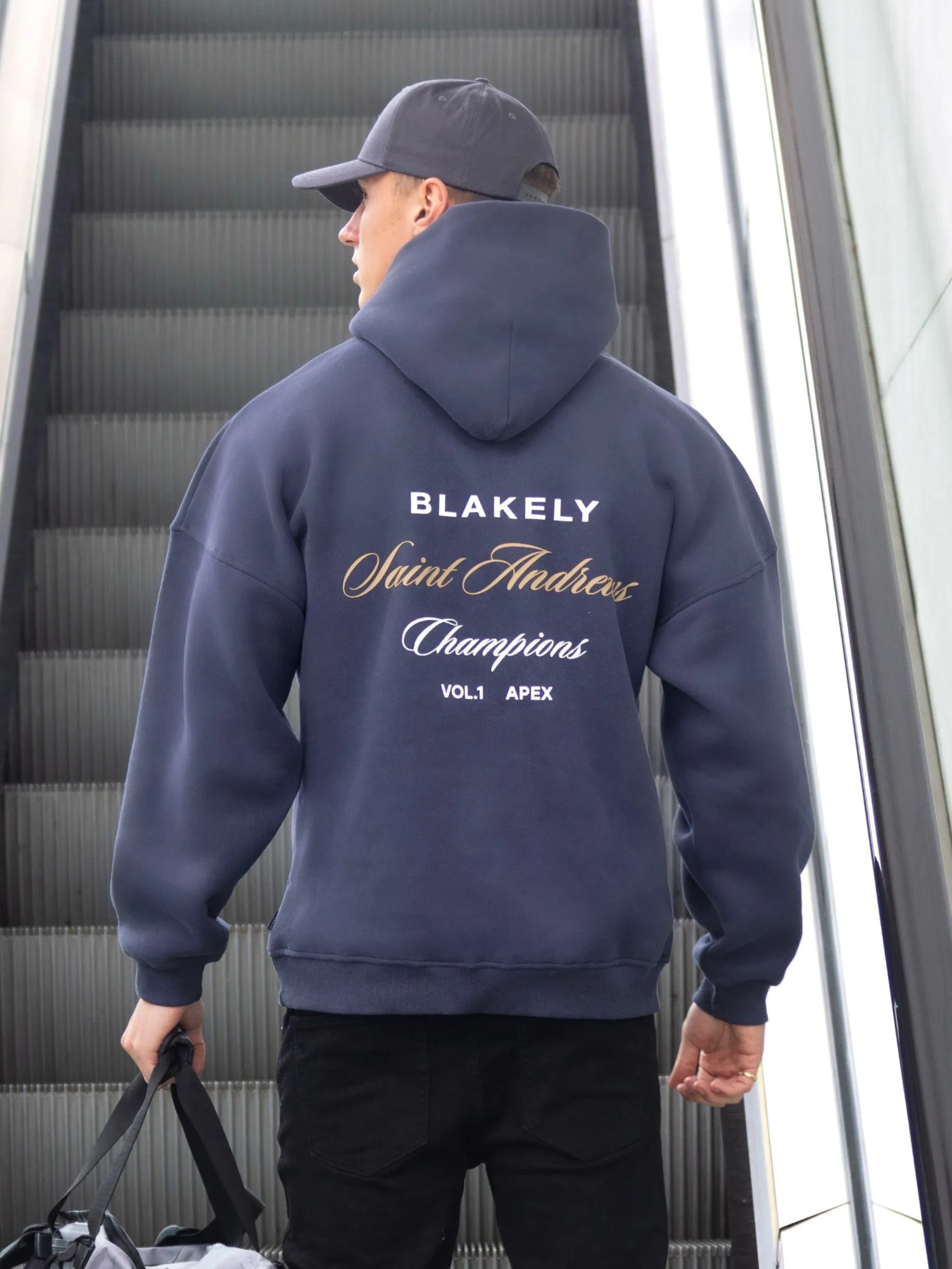 Champions Legacy Relaxed Hoodie - True Navy sold by Blakely
