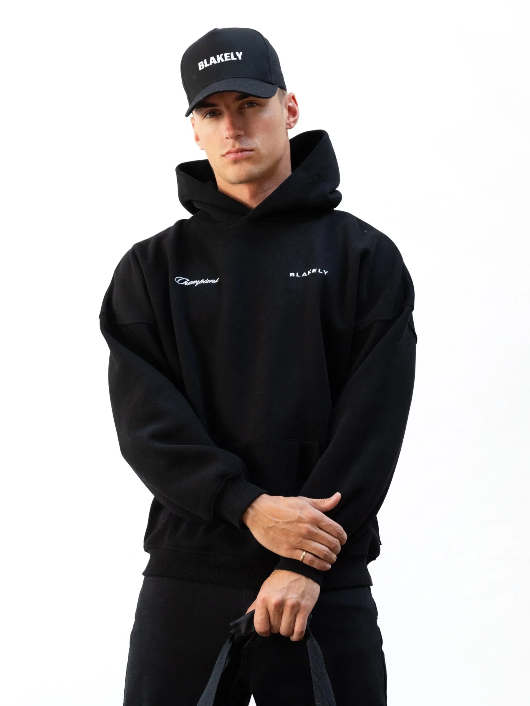 Champions Legacy Relaxed Hoodie - Black sold by Blakely product image thumbnail 5