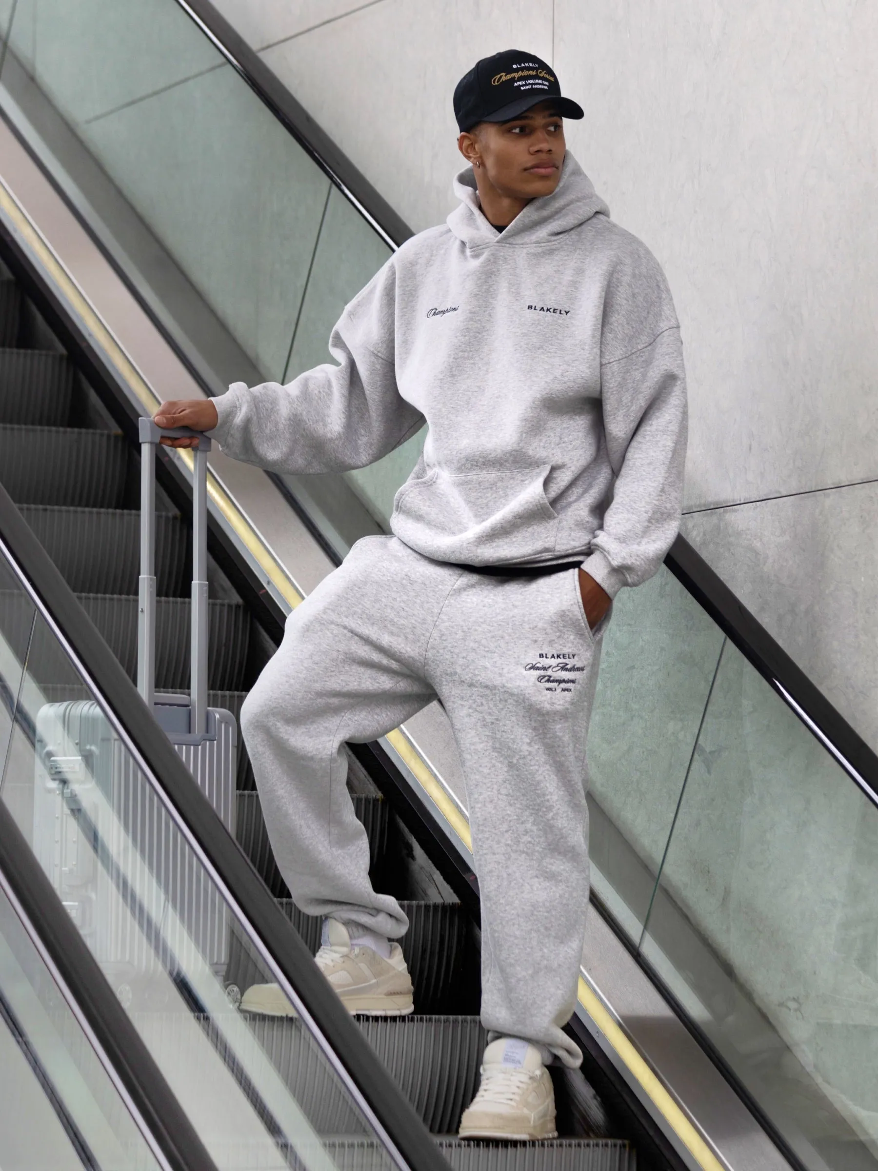 Legacy Relaxed Sweatpants - Marl Grey sold by Blakely product image thumbnail 4