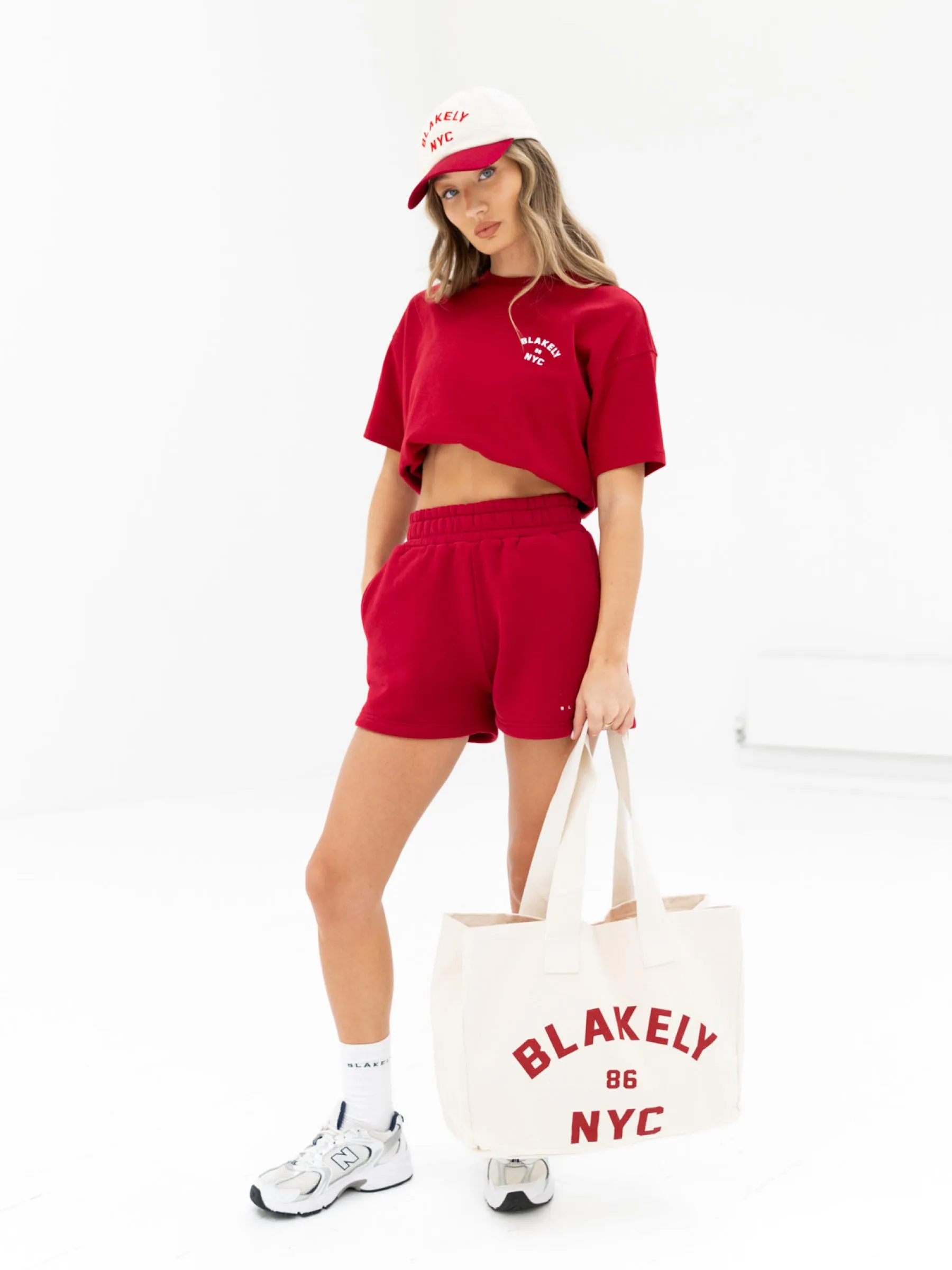 NYC Oversized T-Shirt - Cherry Red sold by Blakely product image thumbnail 5