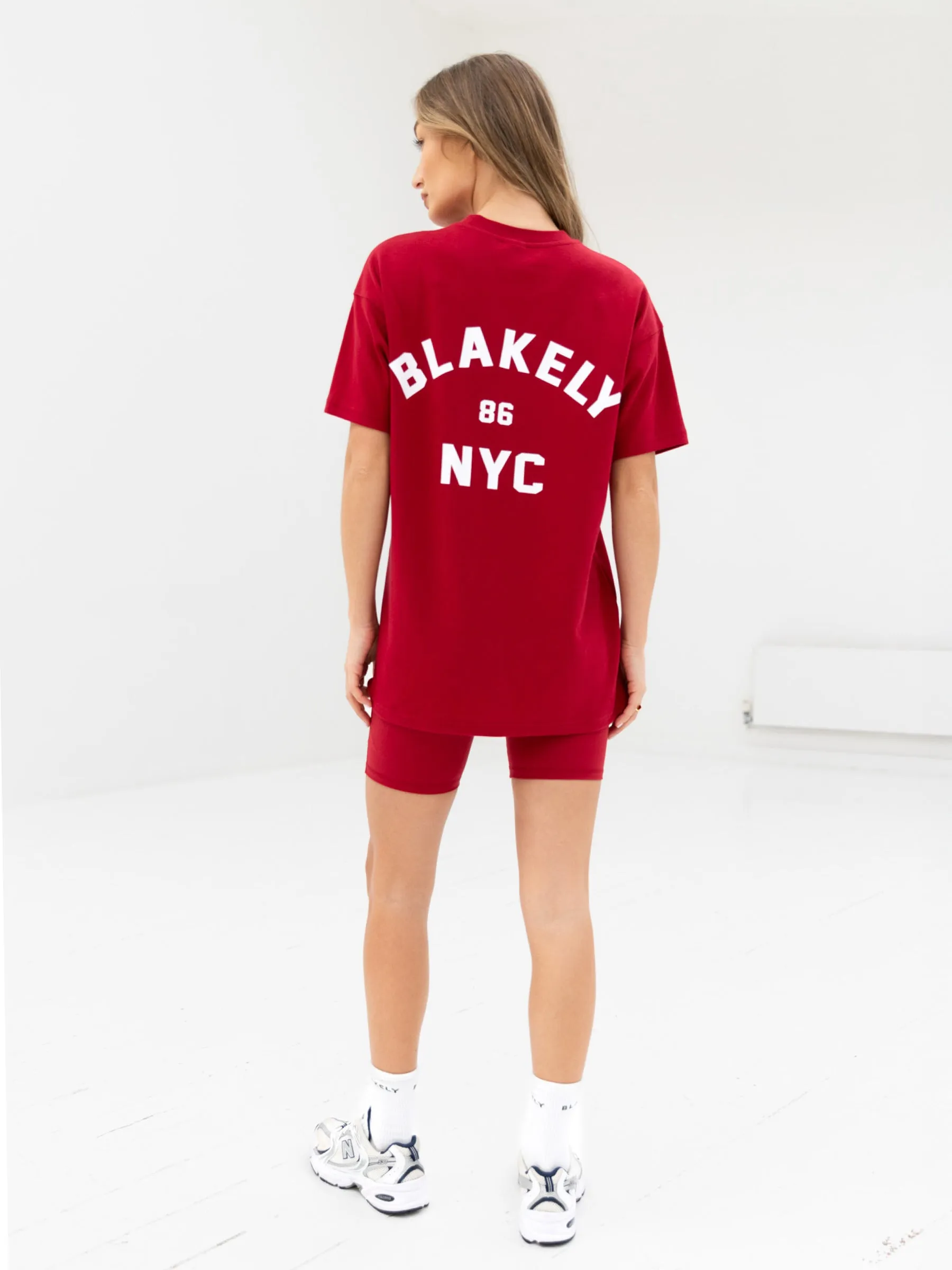 NYC Oversized T-Shirt - Cherry Red sold by Blakely product image thumbnail 4