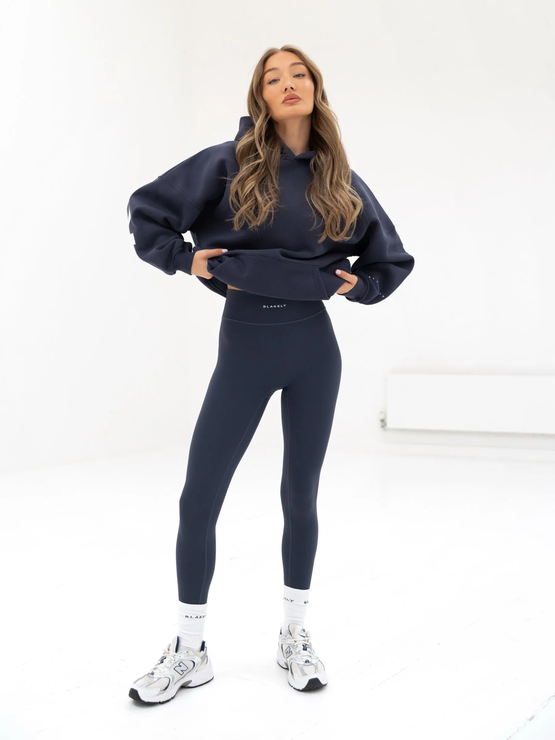 Isabel Oversized Hoodie - True Navy sold by Blakely product image thumbnail 3