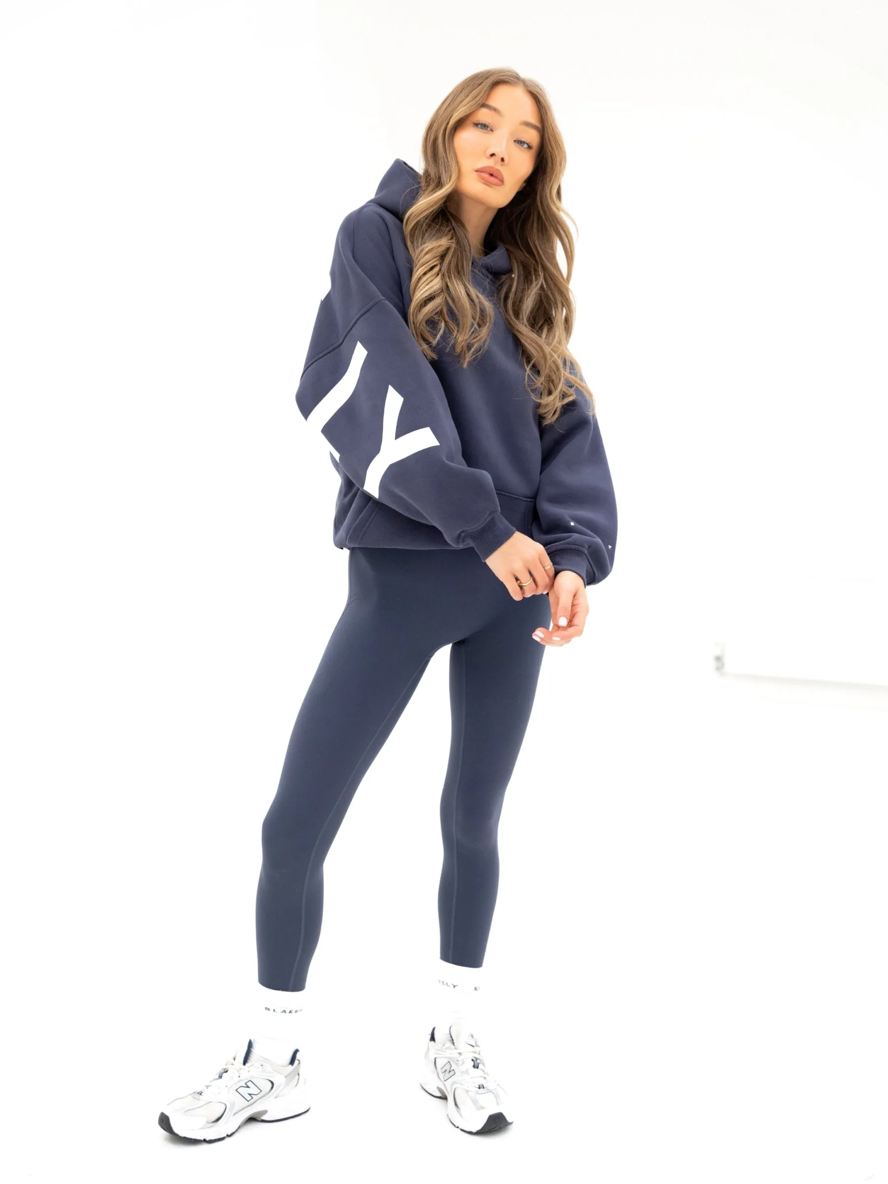 Isabel Oversized Hoodie - True Navy sold by Blakely product image thumbnail 4