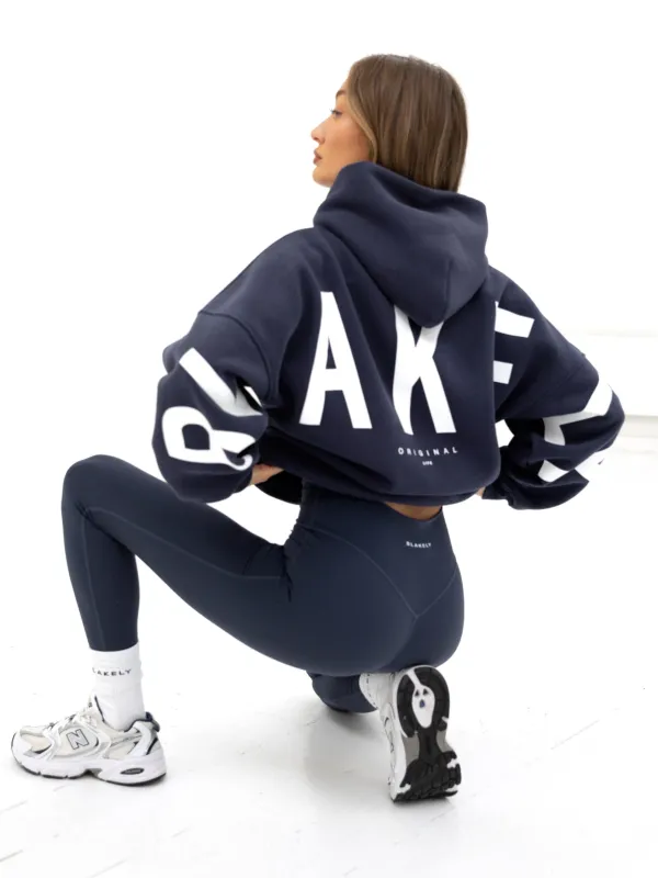 Isabel Oversized Hoodie - True Navy sold by Blakely