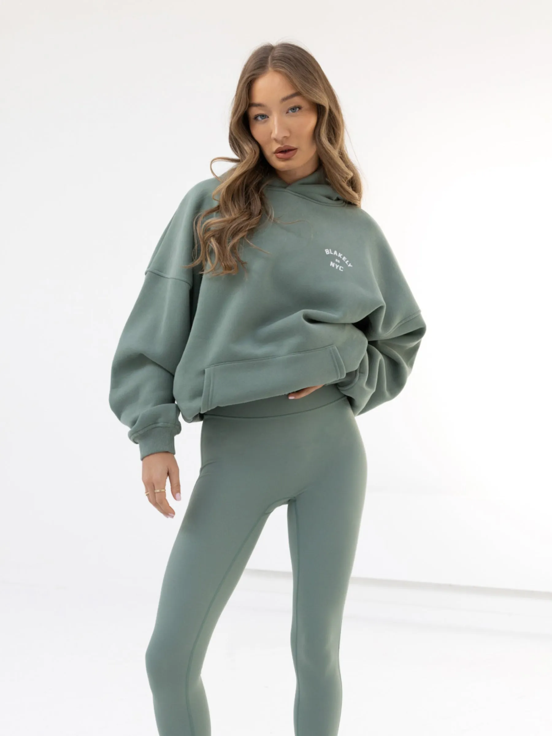 NYC Oversized Hoodie - Sage Green sold by Blakely product image thumbnail 2