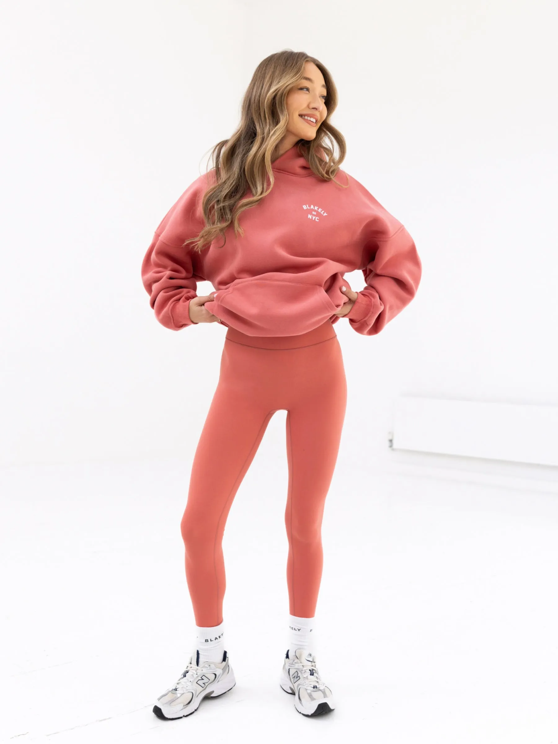 NYC Oversized Hoodie - Sunrise Coral sold by Blakely product image thumbnail 4
