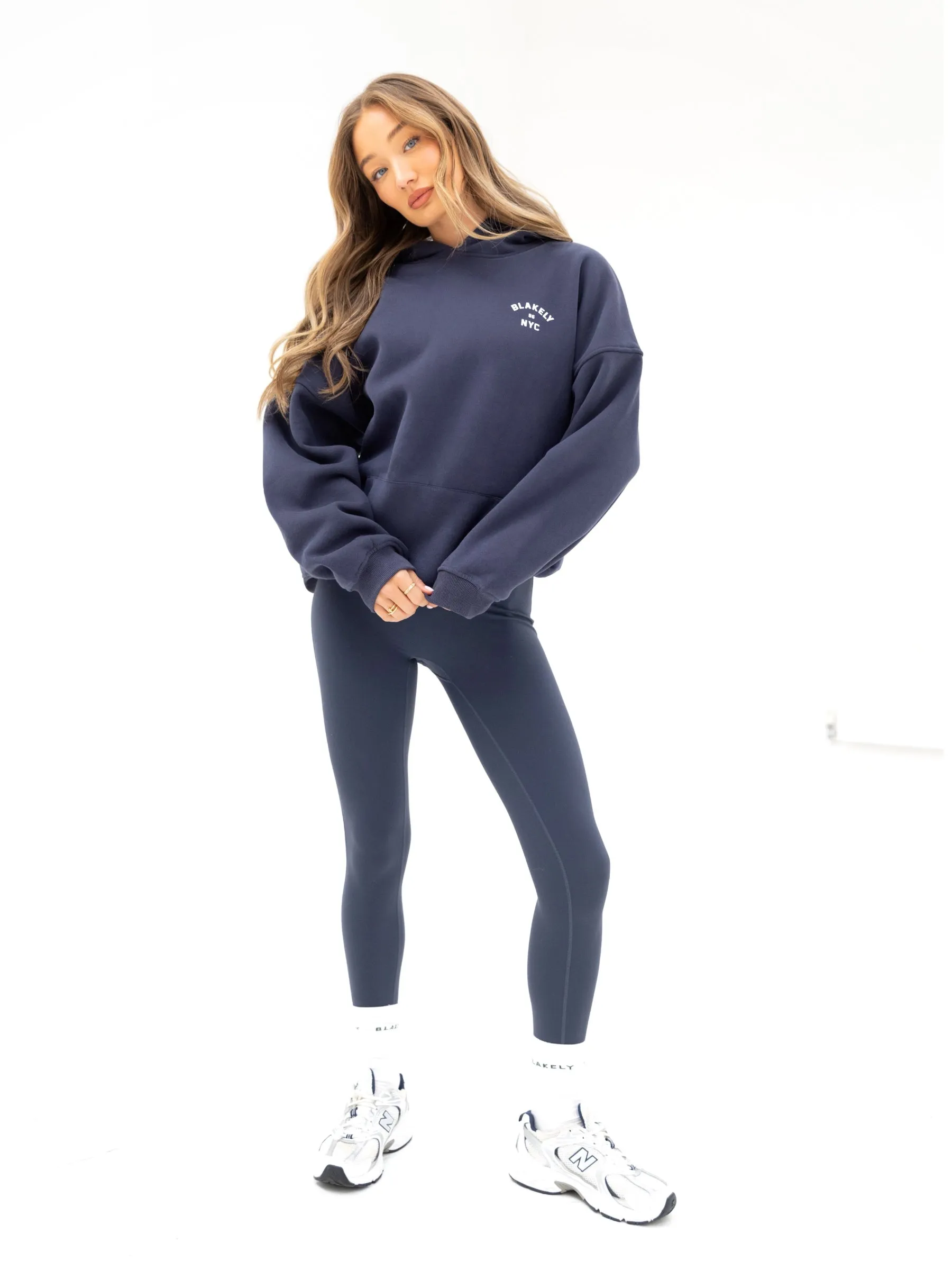 NYC Oversized Hoodie - True Navy sold by Blakely product image thumbnail 4