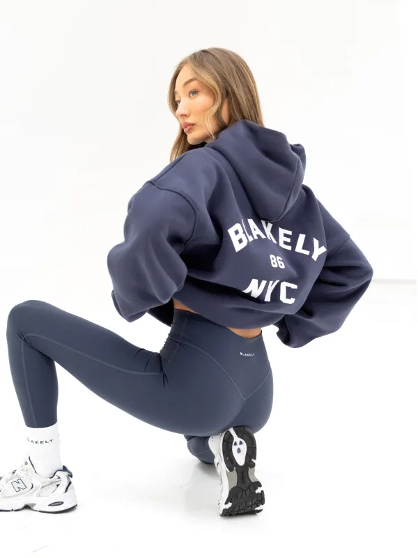 NYC Oversized Hoodie - True Navy sold by Blakely