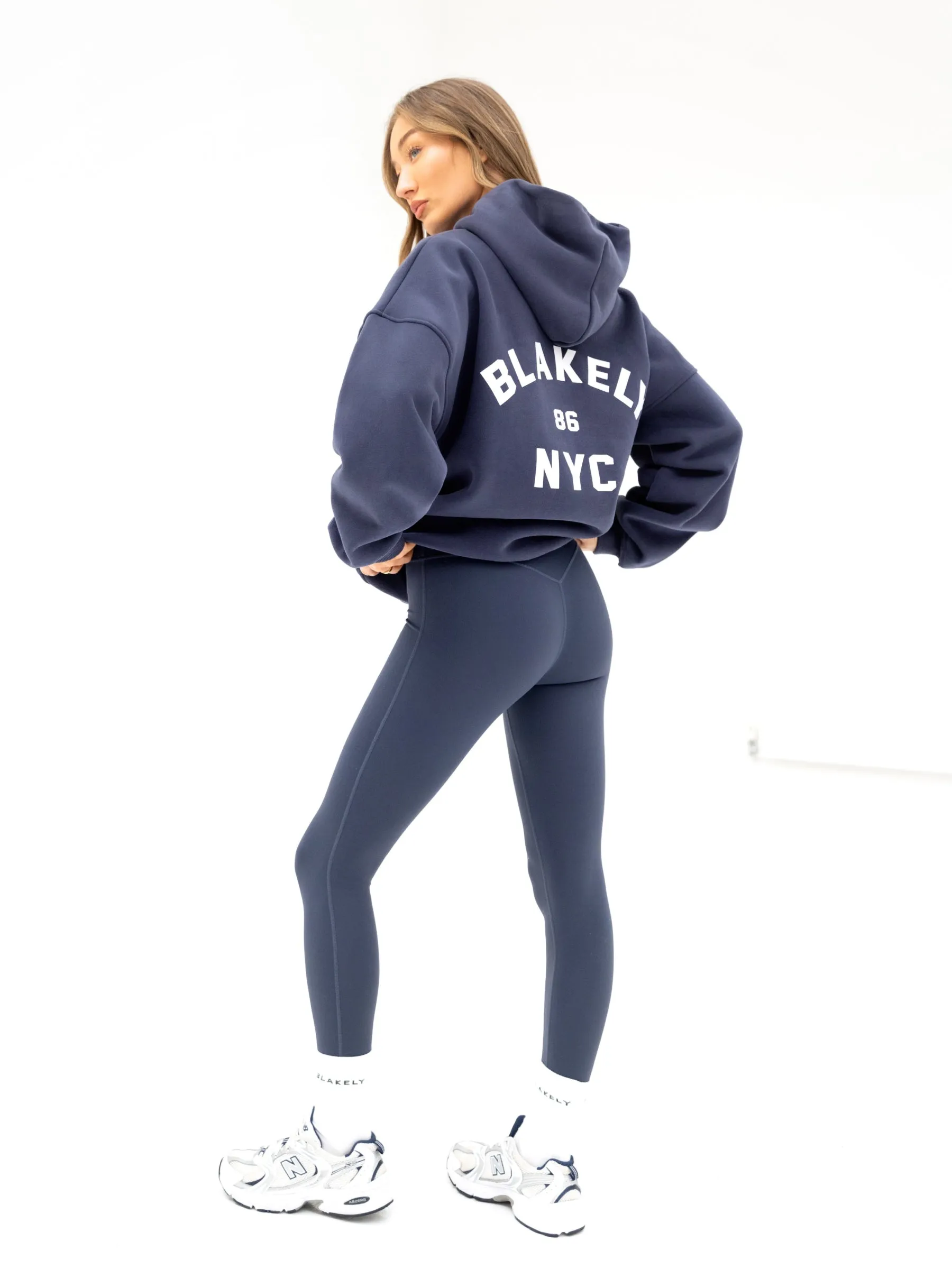 NYC Oversized Hoodie - True Navy sold by Blakely product image thumbnail 3