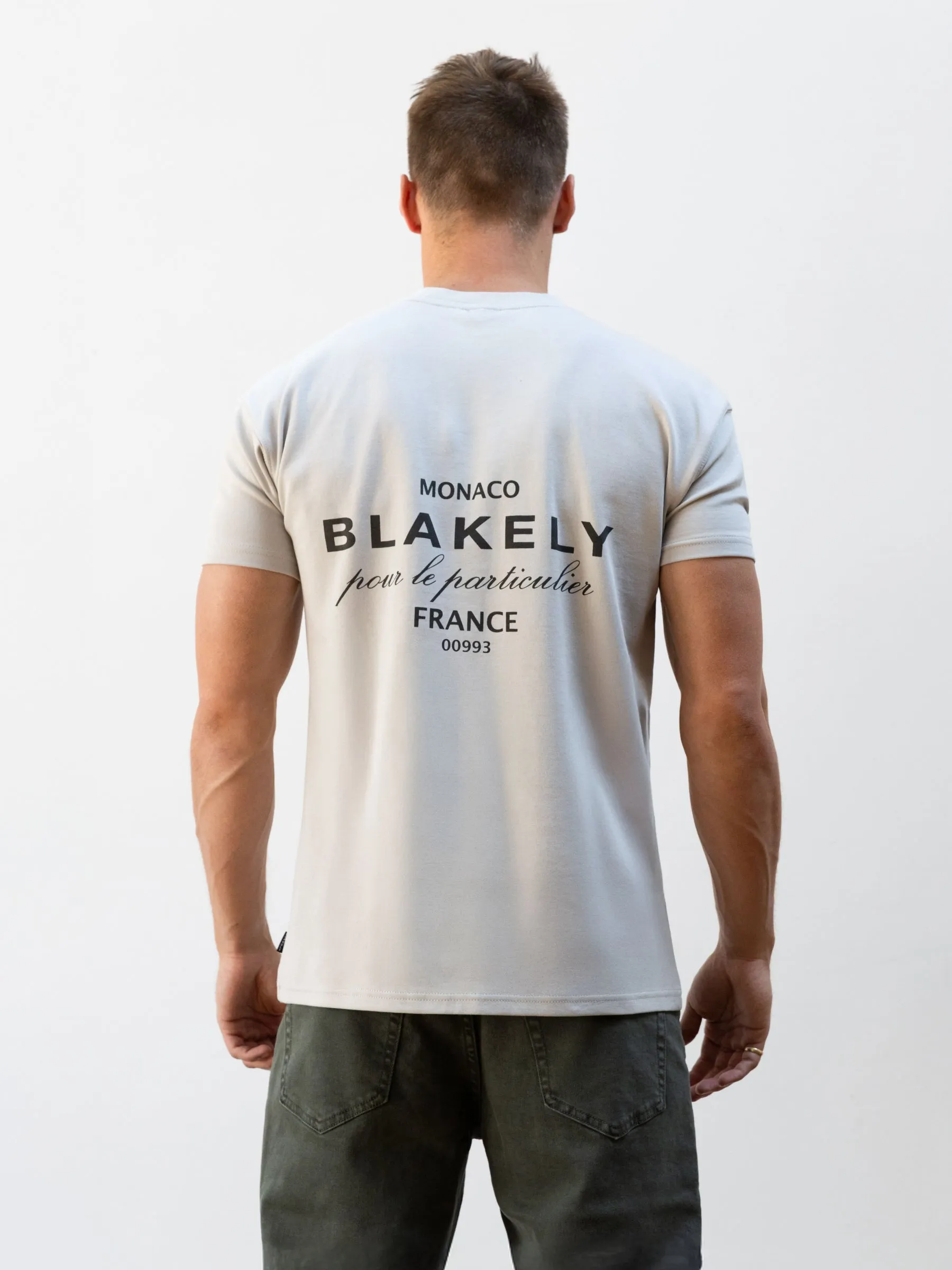 Monaco Relaxed T-Shirt - Stone Grey sold by Blakely