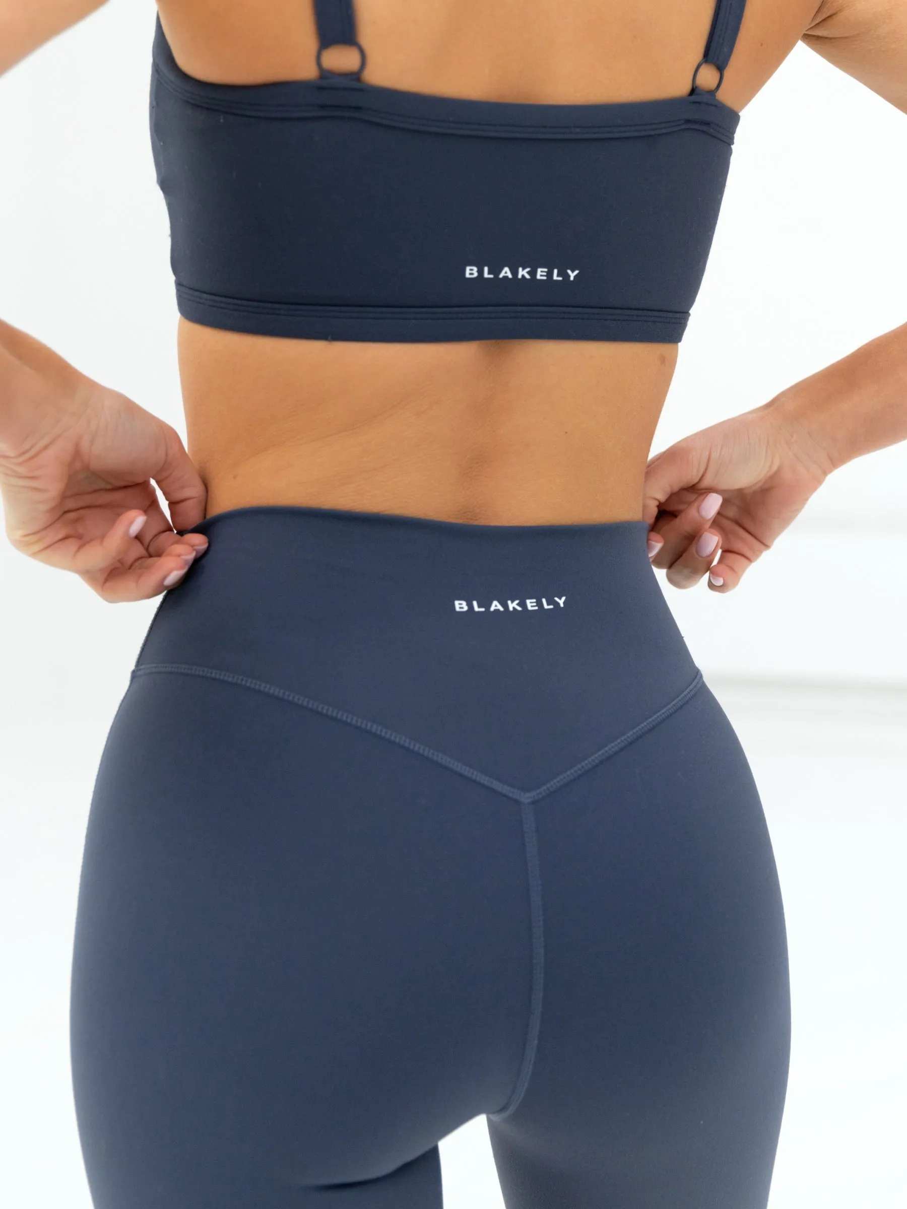 Ultimate Sports Bra & Active Shorts Set - True Navy sold by Blakely product image thumbnail 3