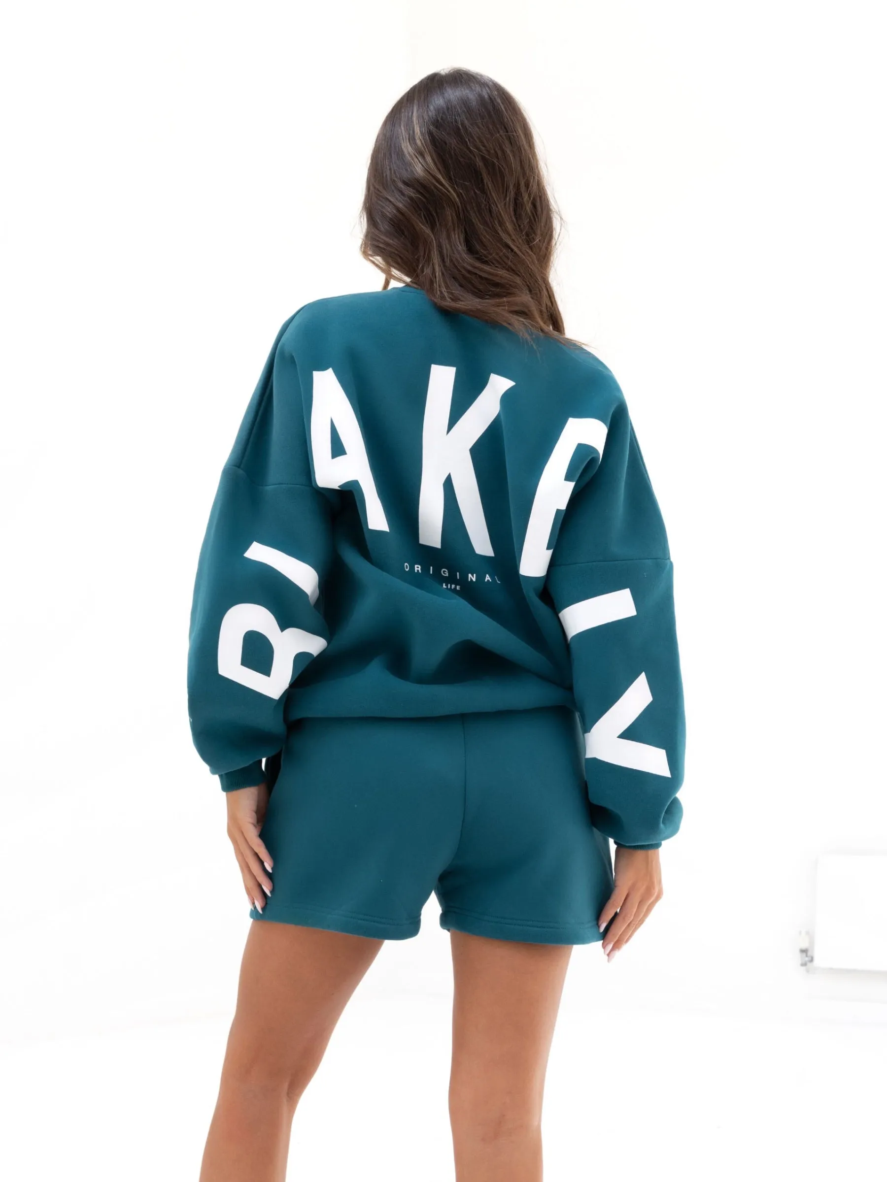 Isabel Jumper & Jogger Shorts Set - Storm Teal sold by Blakely product image thumbnail 5