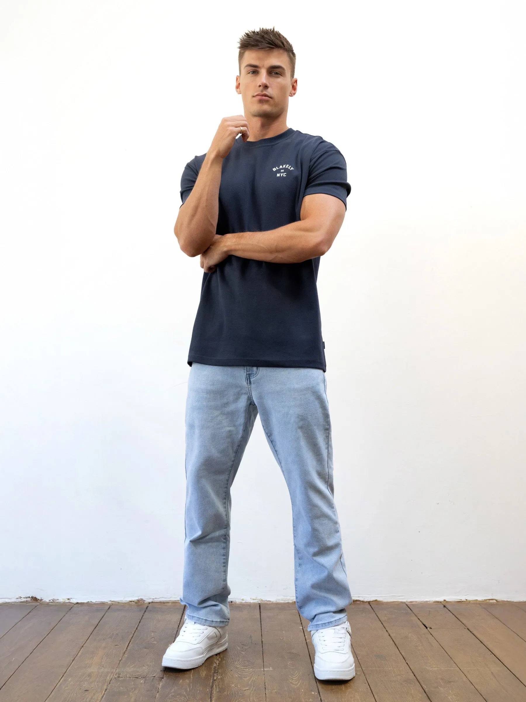 NYC Relaxed T-Shirt - True Navy sold by Blakely product image thumbnail 4