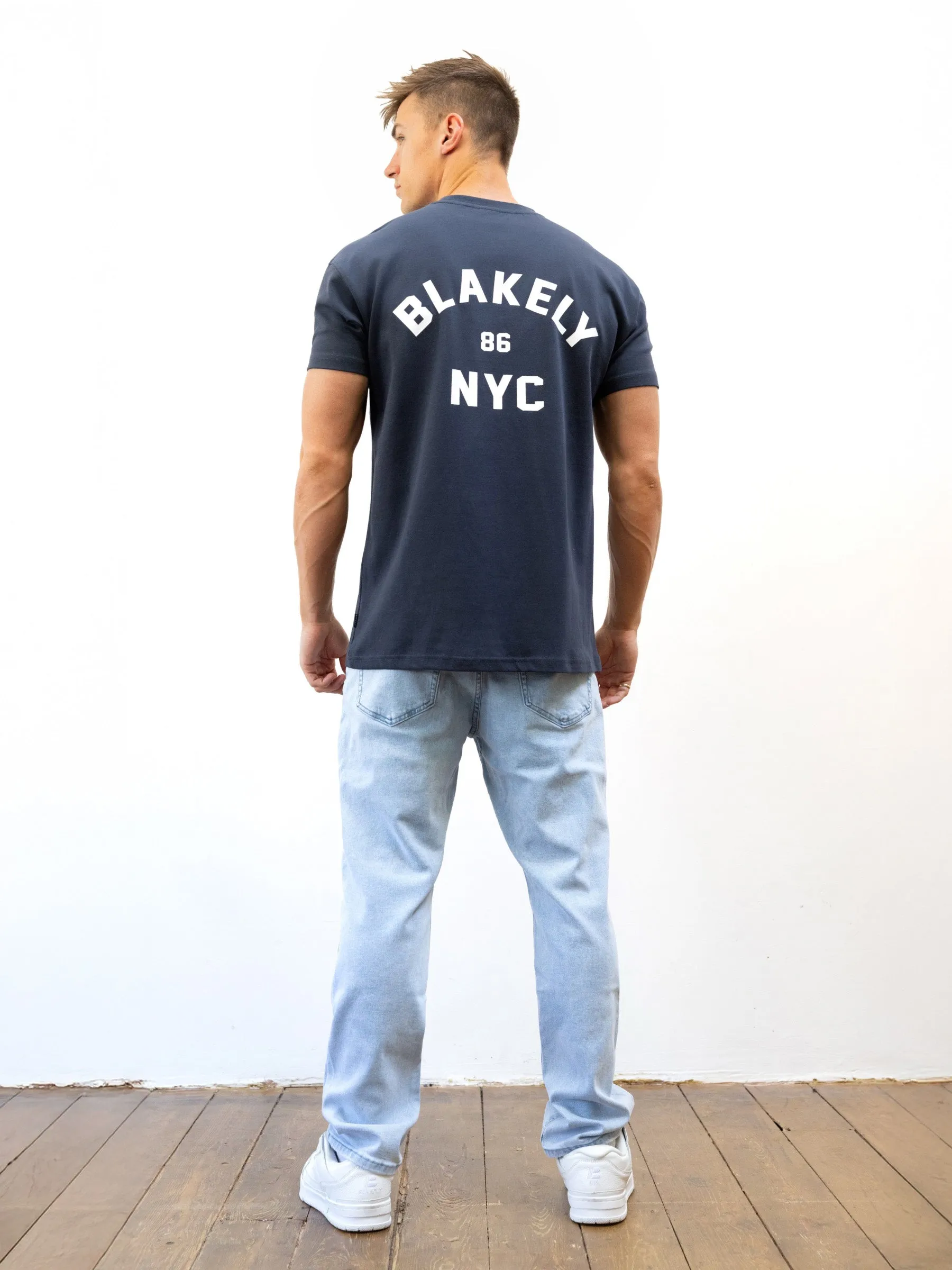 NYC Relaxed T-Shirt - True Navy sold by Blakely product image thumbnail 3