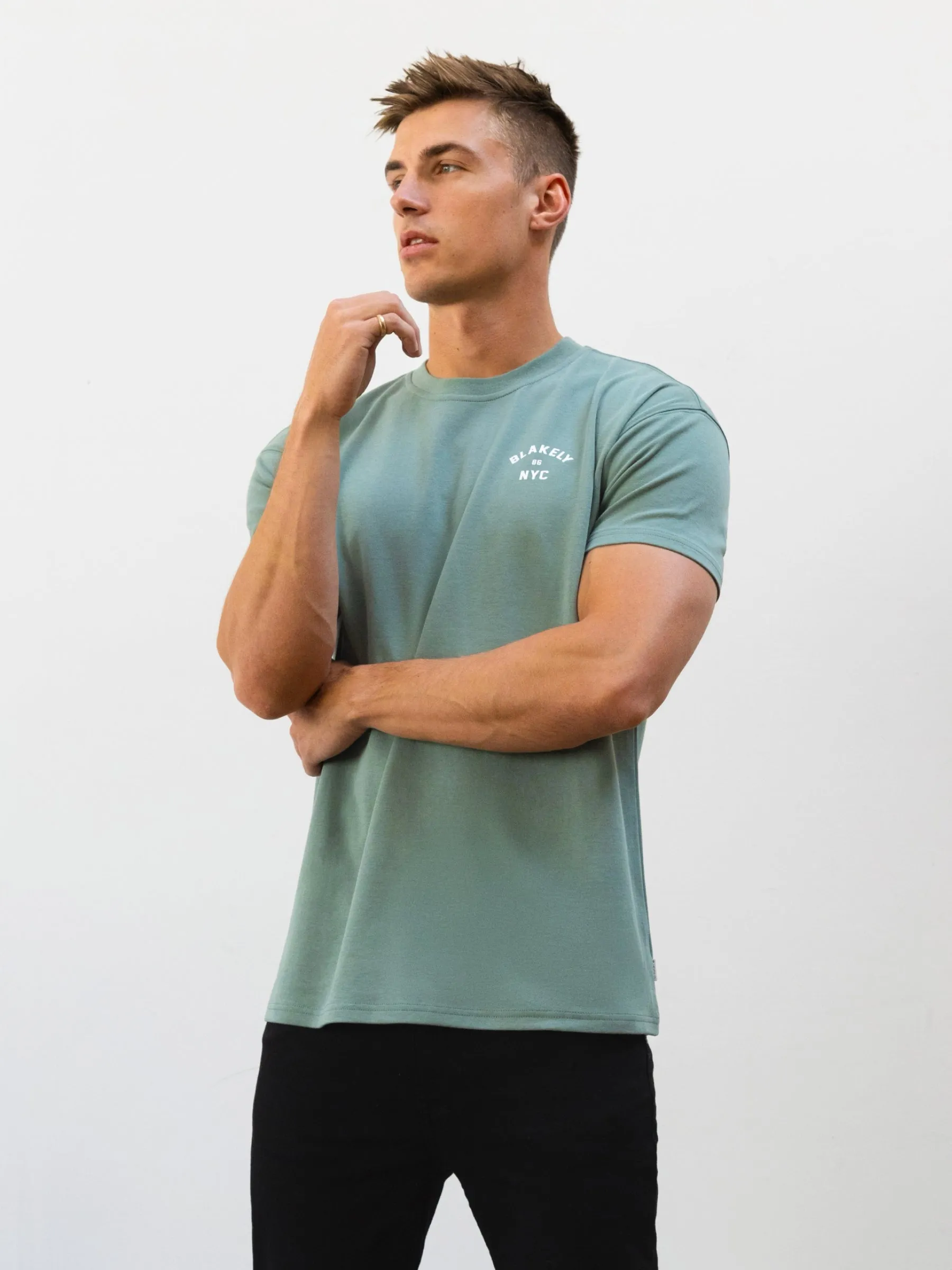 NYC Relaxed T-Shirt - Sage Green sold by Blakely product image thumbnail 2
