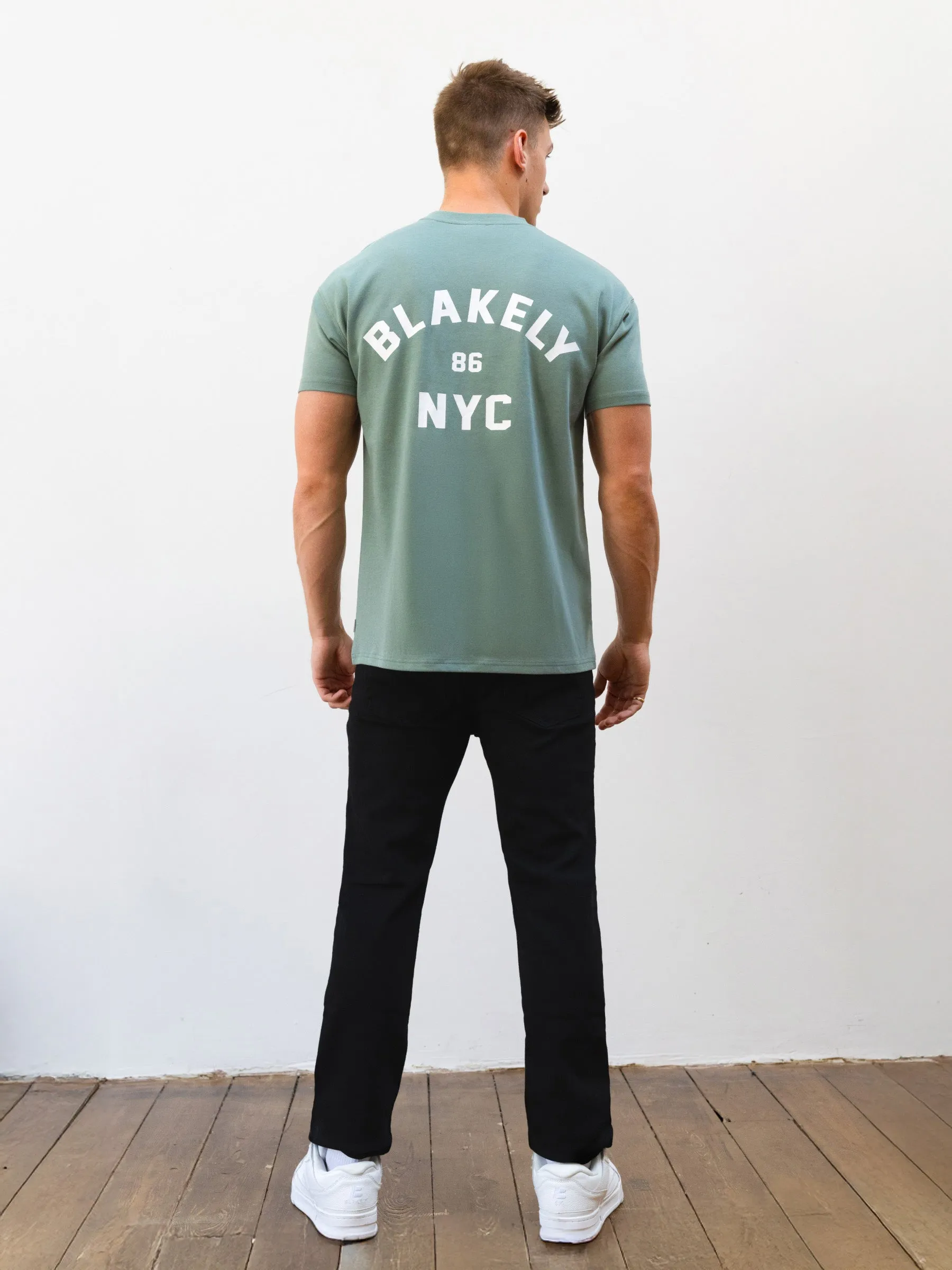 NYC Relaxed T-Shirt - Sage Green sold by Blakely product image thumbnail 3