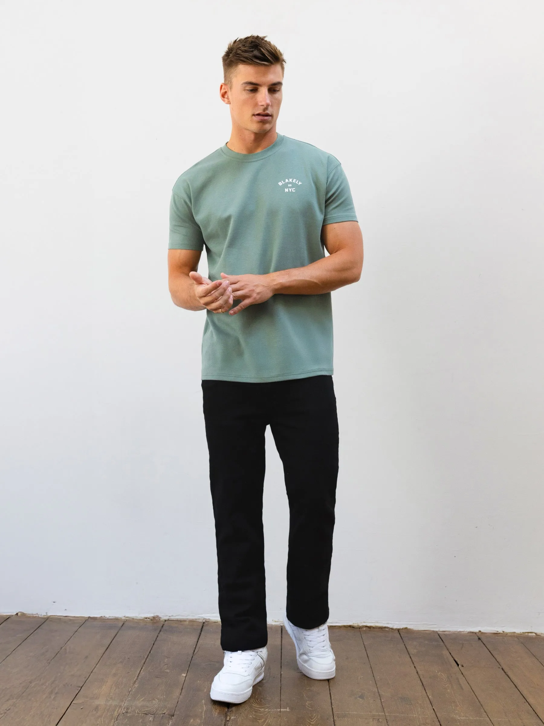NYC Relaxed T-Shirt - Sage Green sold by Blakely product image thumbnail 4
