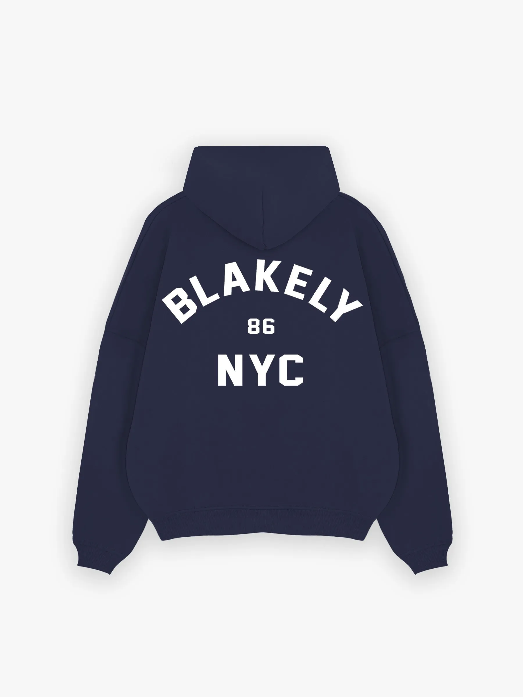 NYC Relaxed Hoodie - True Navy sold by Blakely product image thumbnail 3