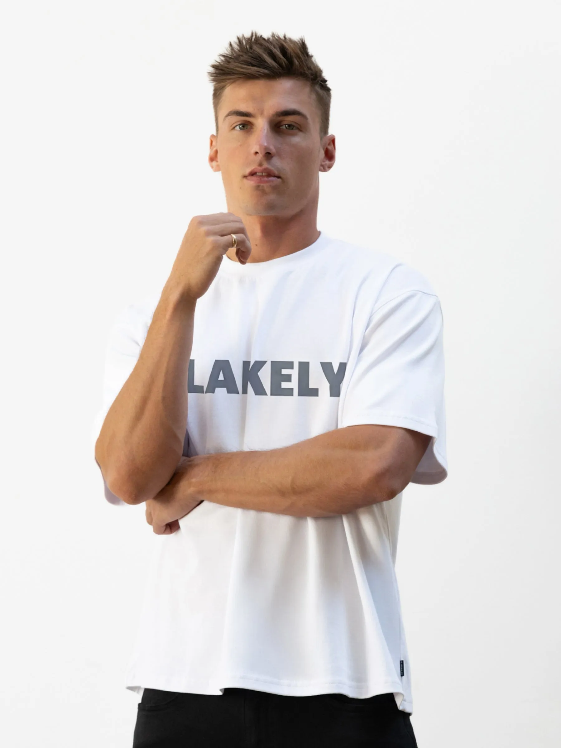 Studio Unfitted T-Shirt - White sold by Blakely product image thumbnail 5