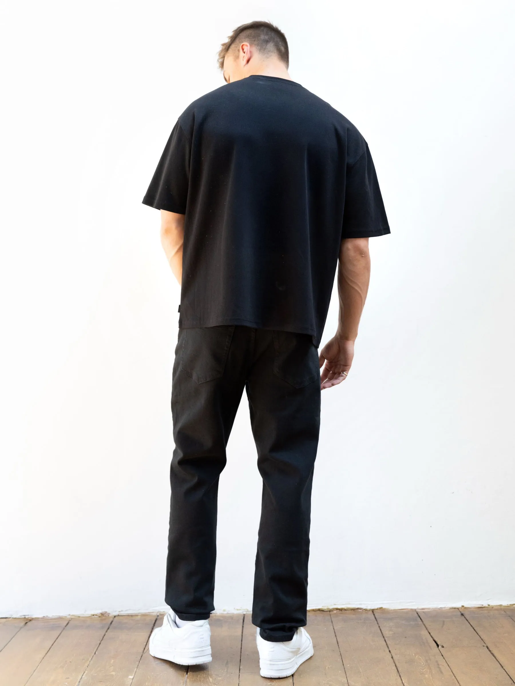 Studio Unfitted T-Shirt - Tonal Black sold by Blakely product image thumbnail 4