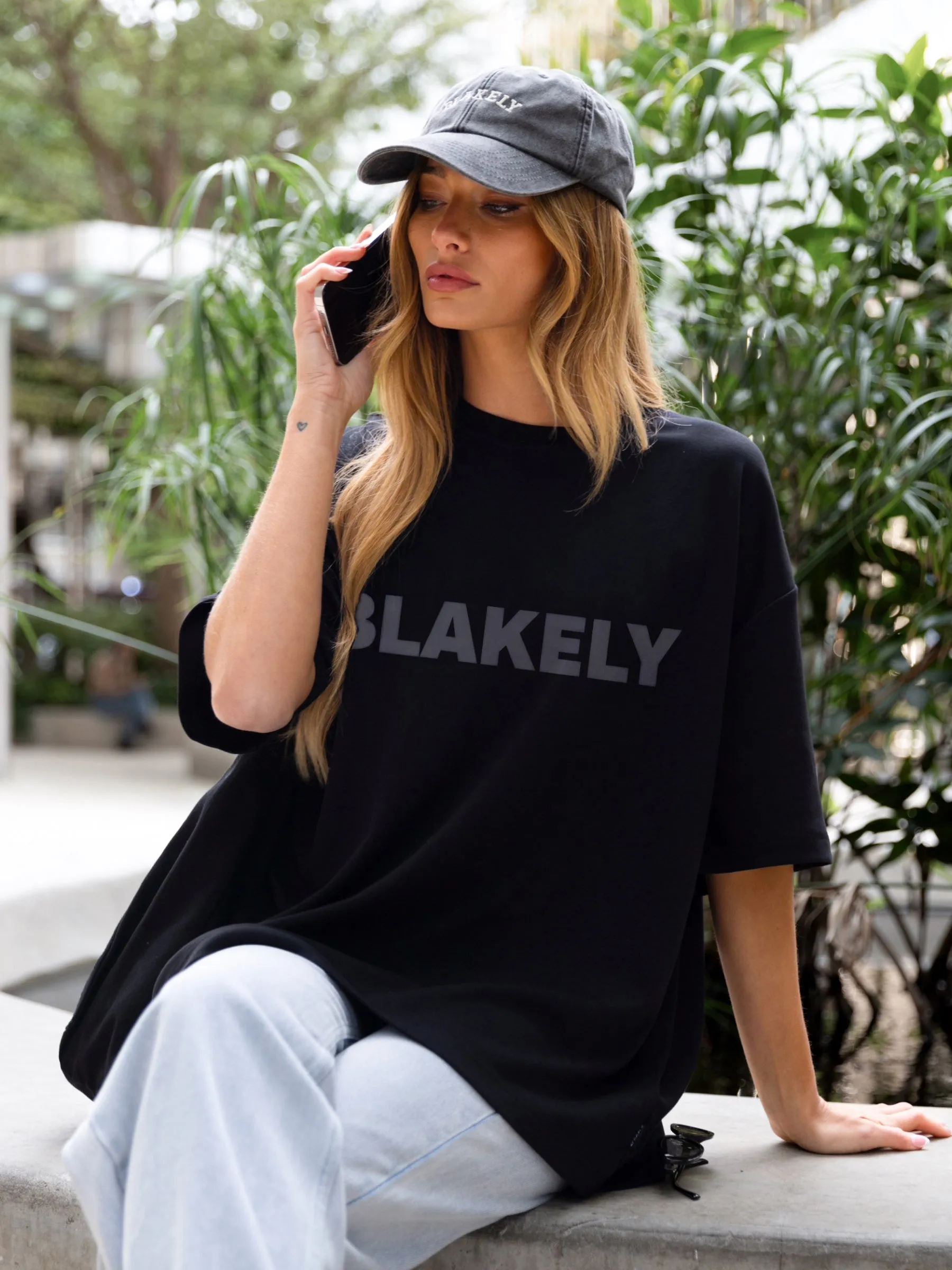 Studio Ultra Oversized T-Shirt - Tonal Black sold by Blakely product image thumbnail 3