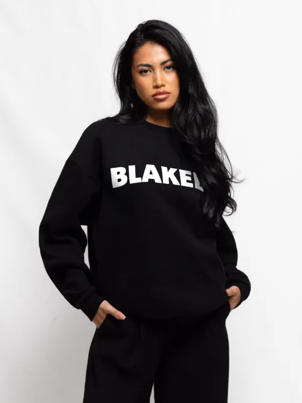 Studio Oversized Jumper - Black sold by Blakely