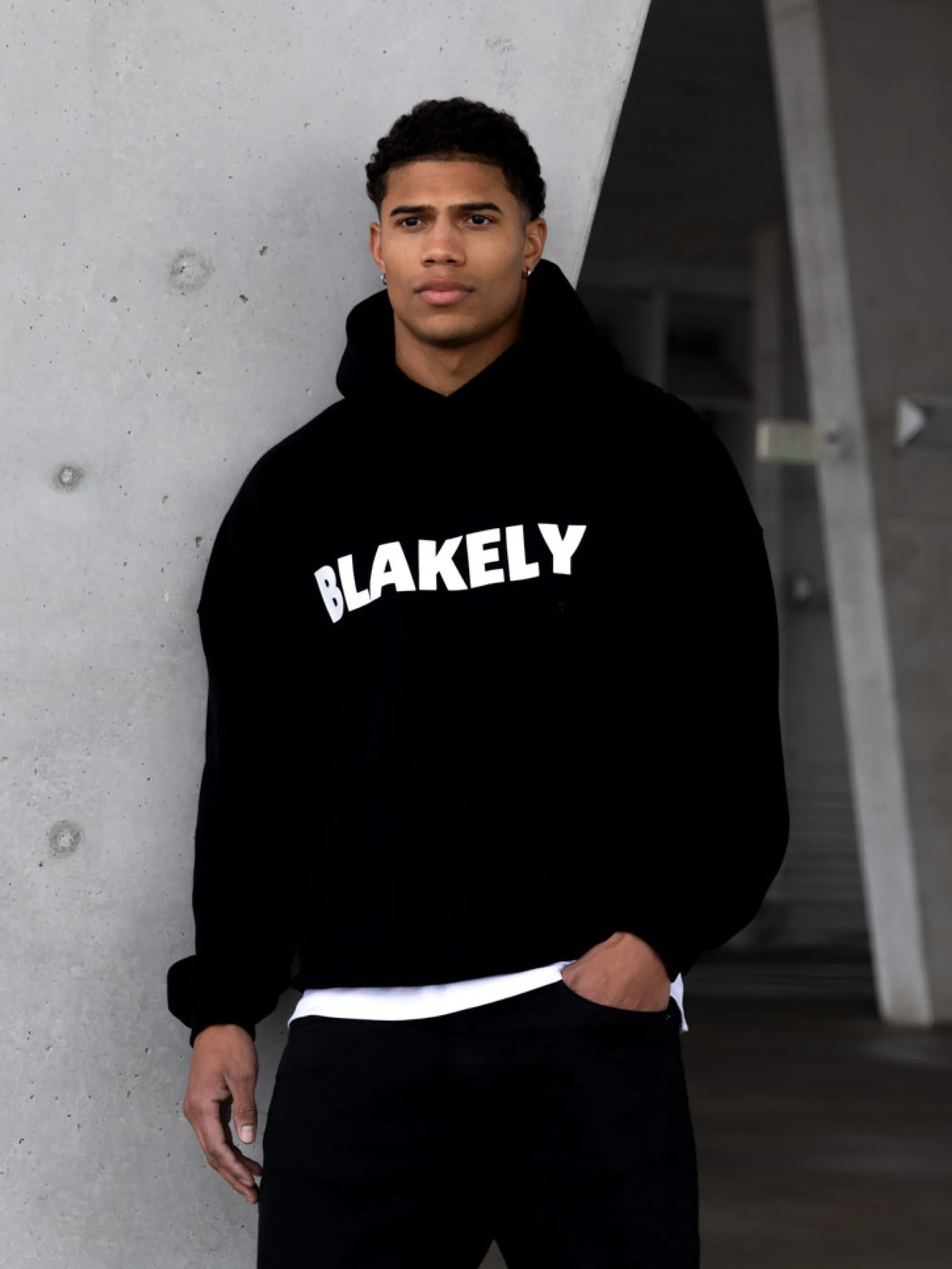 Studio Relaxed Hoodie - Black sold by Blakely
