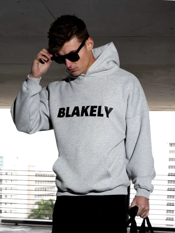 Studio Relaxed Hoodie - Marl Grey sold by Blakely