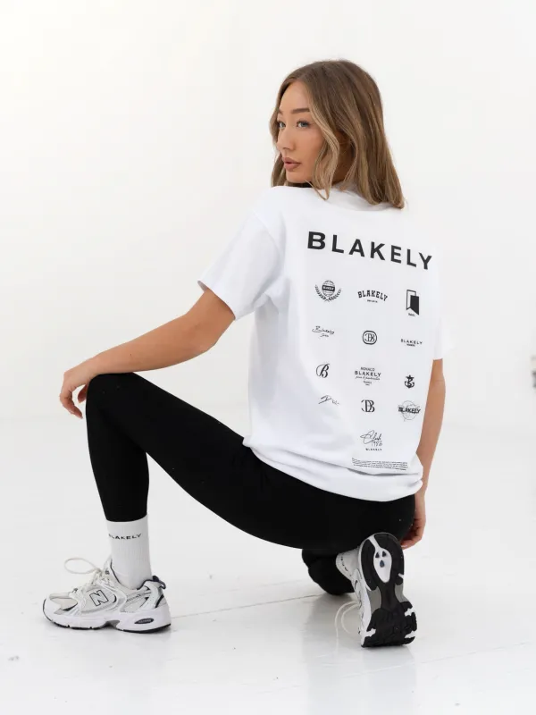 Blakely Icon Oversized T-Shirt - White sold by Blakely