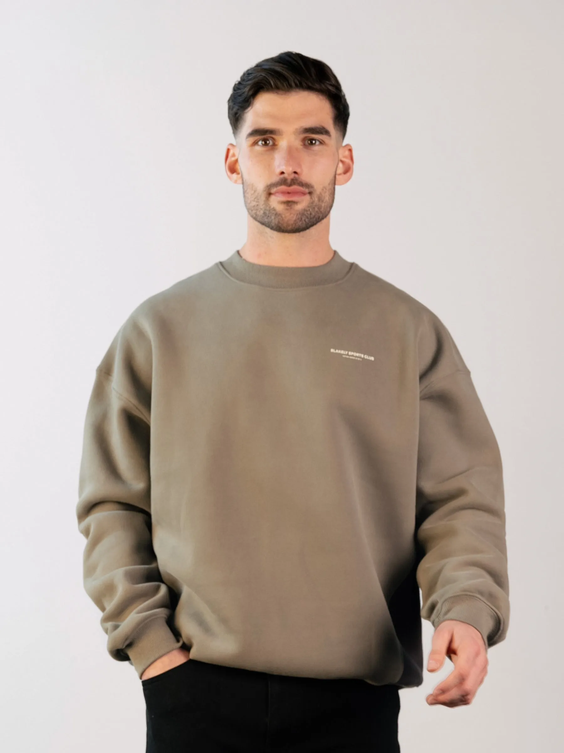 Panel Relaxed Jumper - Safari Green sold by Blakely product image thumbnail 3