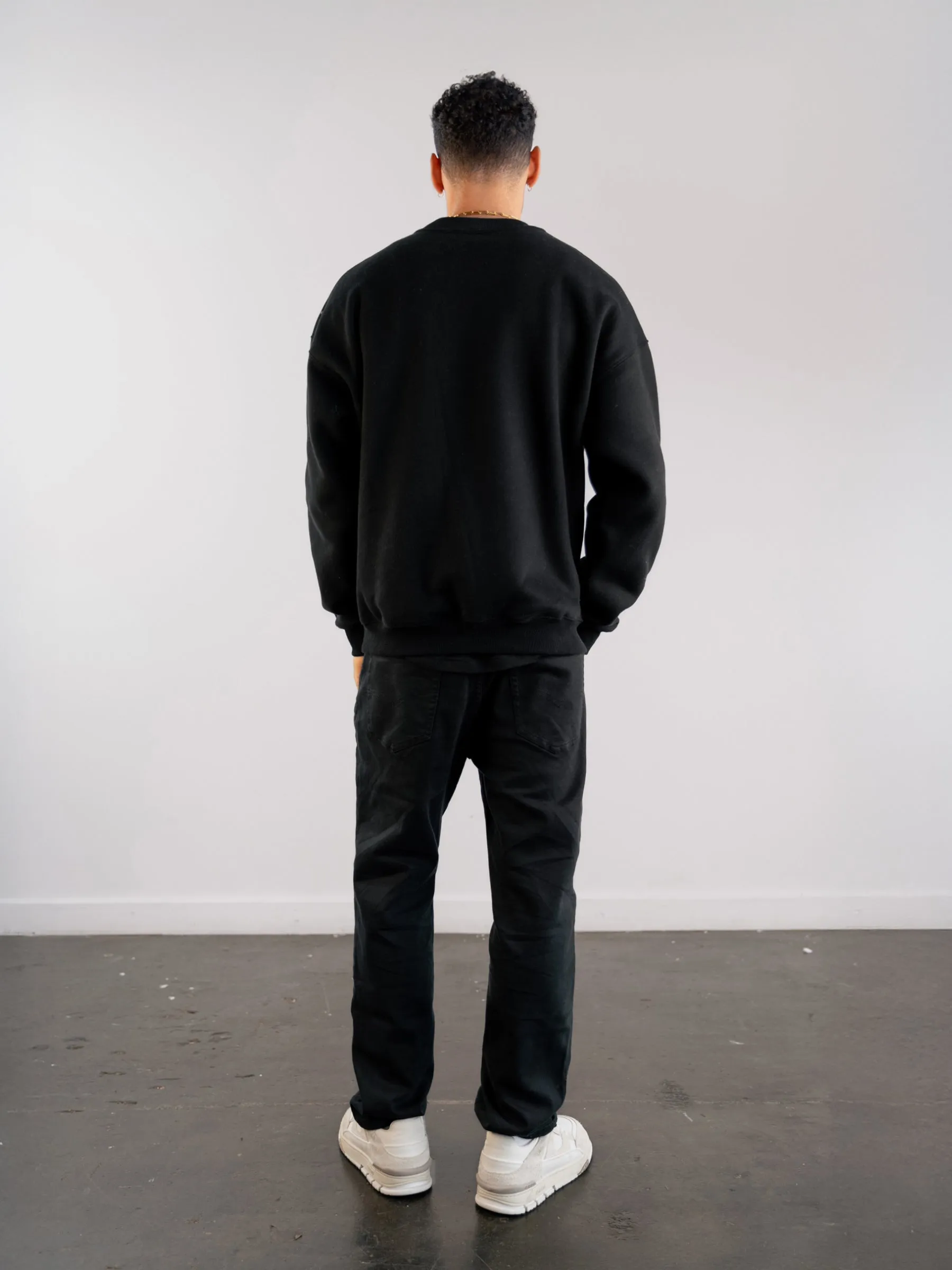 Label Relaxed Jumper - Black sold by Blakely product image thumbnail 4