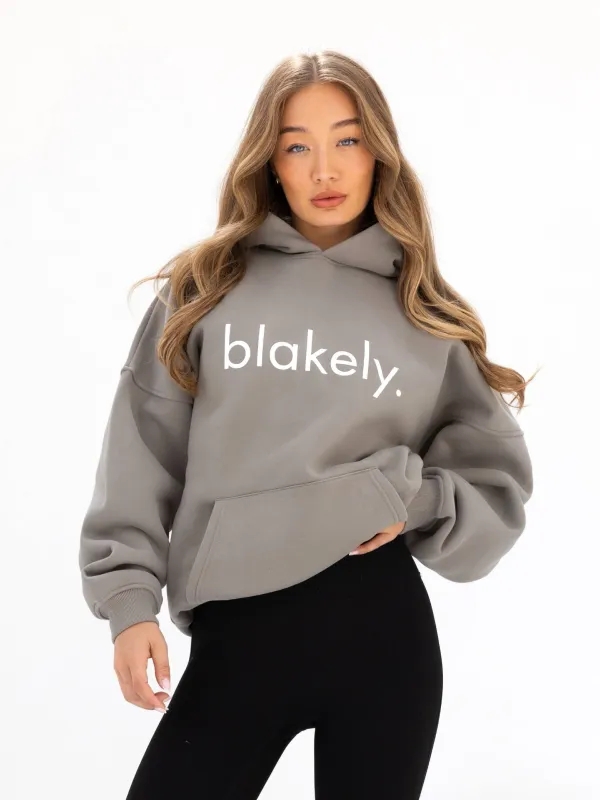 Logo Oversized Hoodie - Washed Khaki sold by Blakely