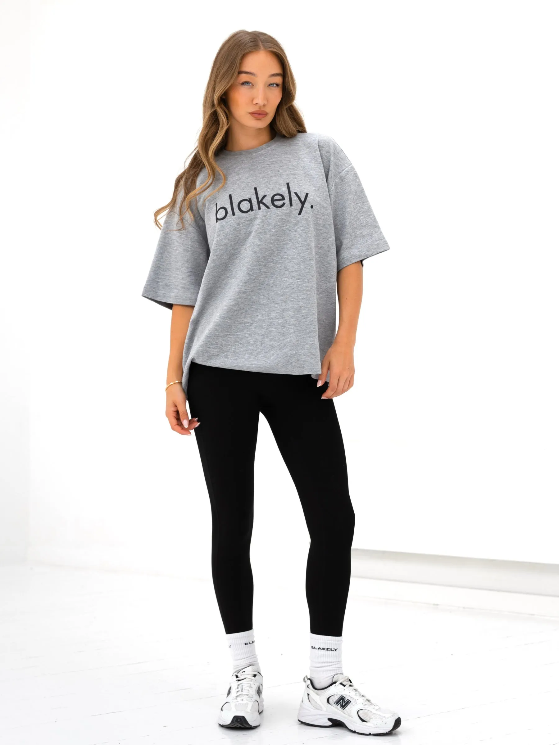 Logo Ultra Oversized T-Shirt - Marl Grey sold by Blakely product image thumbnail 5