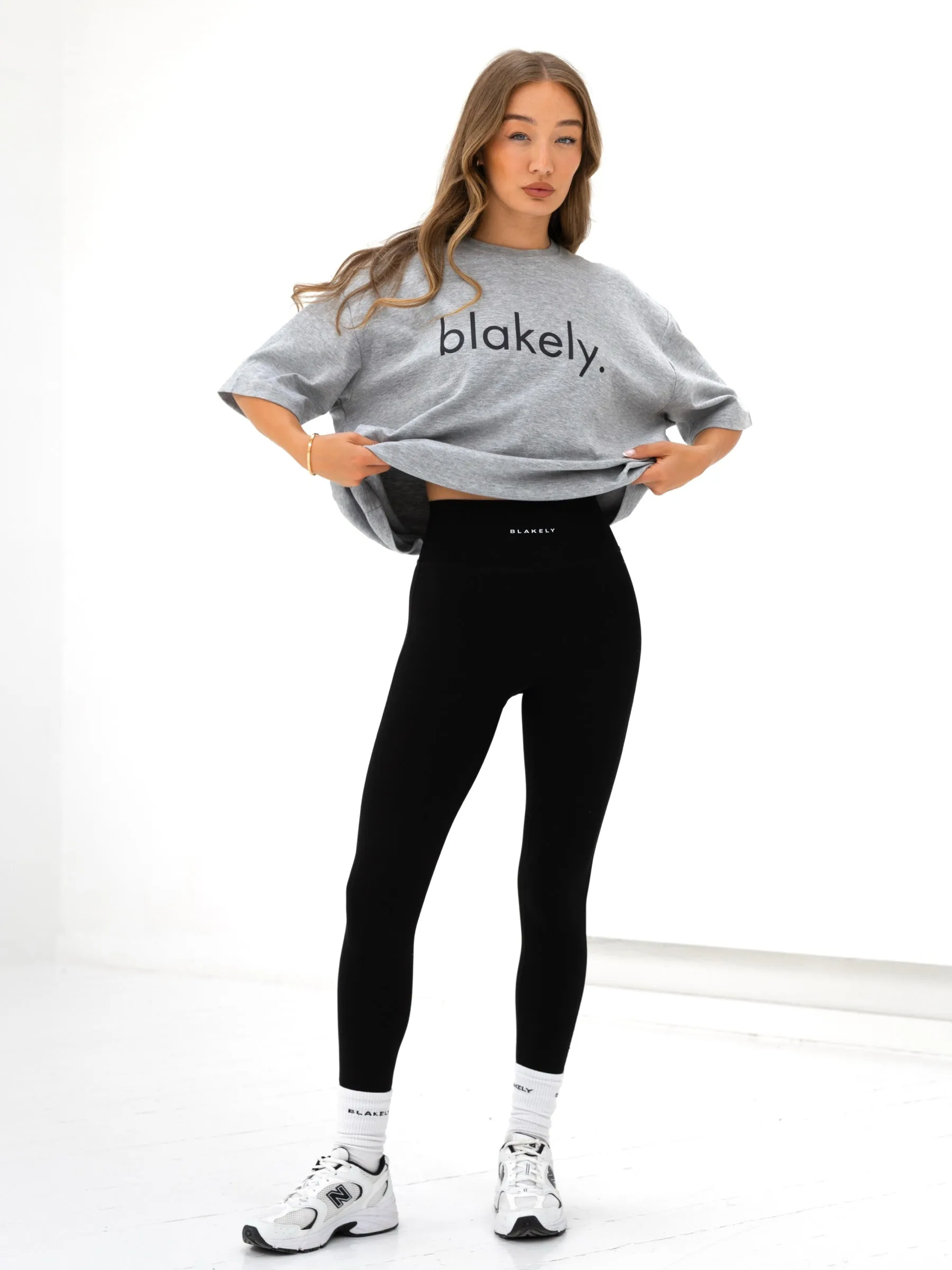 Logo Ultra Oversized T-Shirt - Marl Grey sold by Blakely product image thumbnail 3