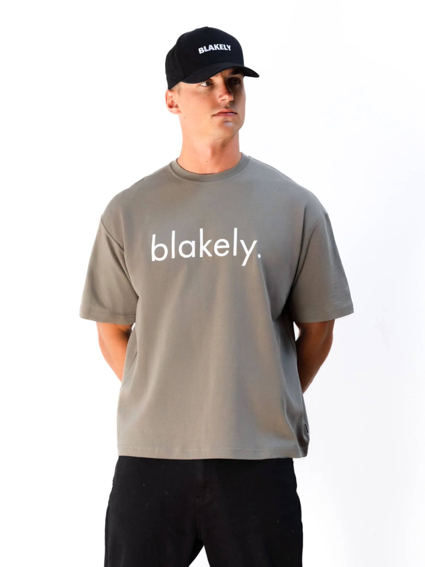 Logo Unfitted T-Shirt - Washed Khaki sold by Blakely