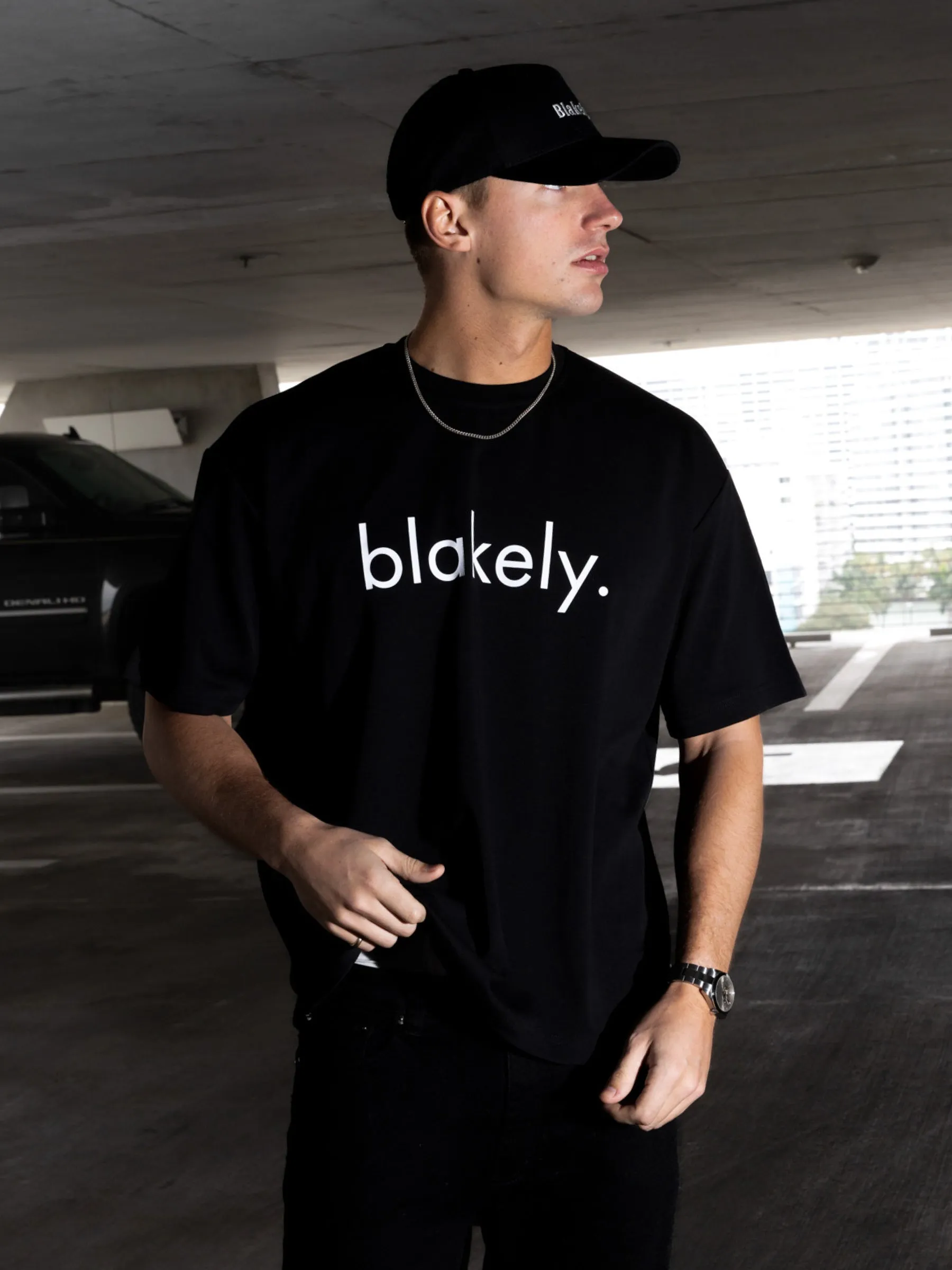 Logo Unfitted T-Shirt - Black sold by Blakely product image thumbnail 2