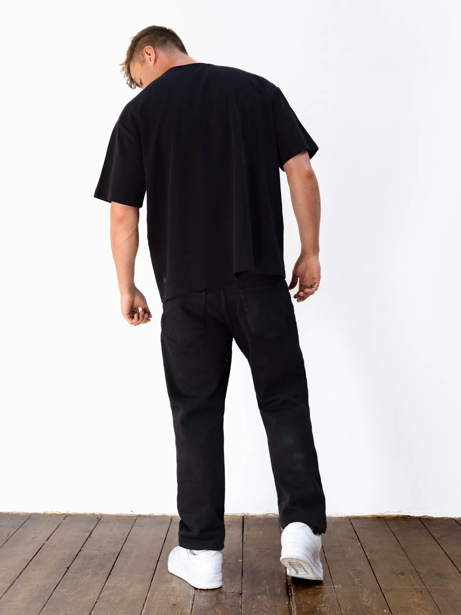 Logo Unfitted T-Shirt - Black sold by Blakely product image thumbnail 5