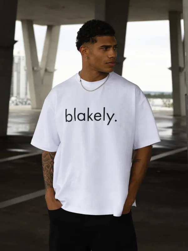 Logo Unfitted T-Shirt - White sold by Blakely